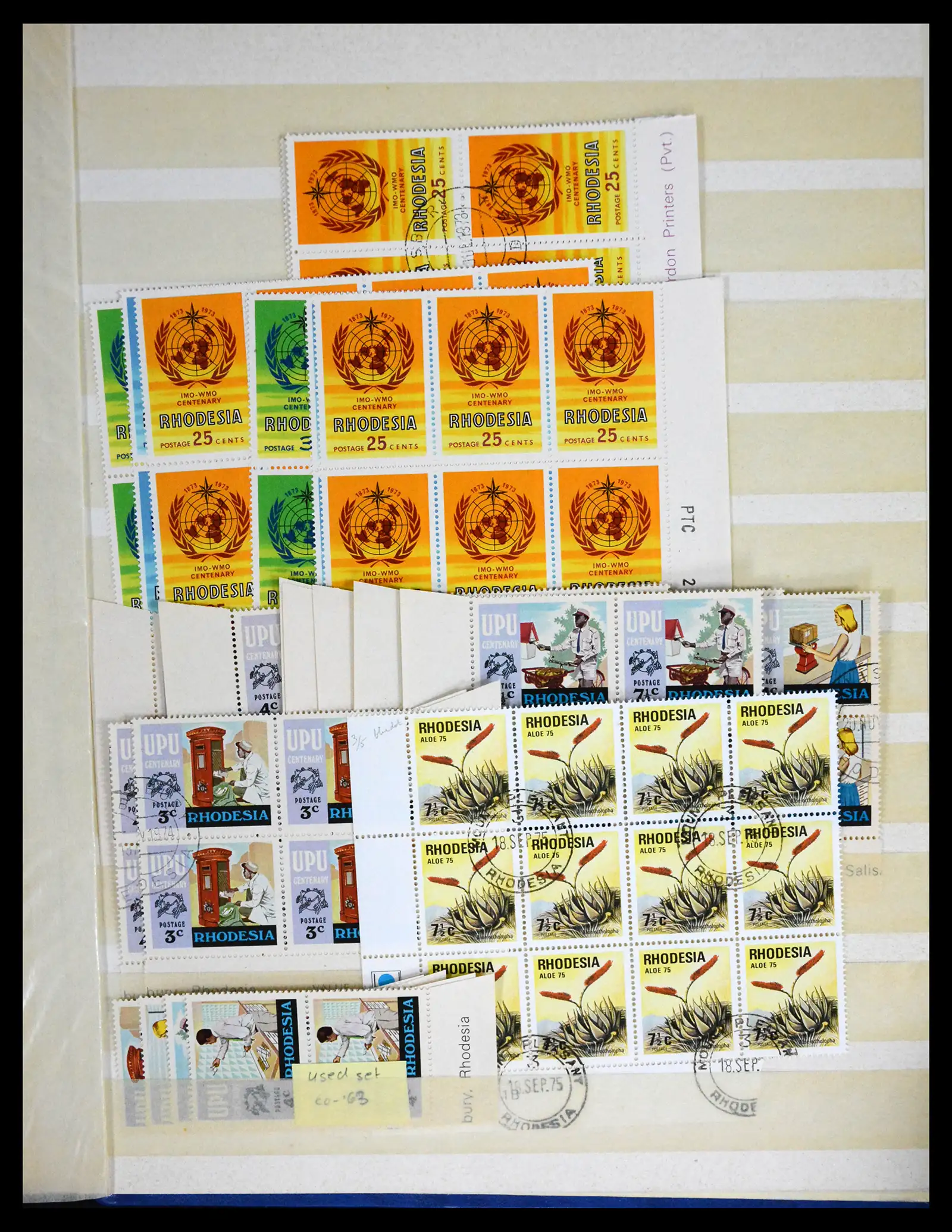 41245 0063 - Postzegelverzameling 41245 Rhodesië 1892-1978.