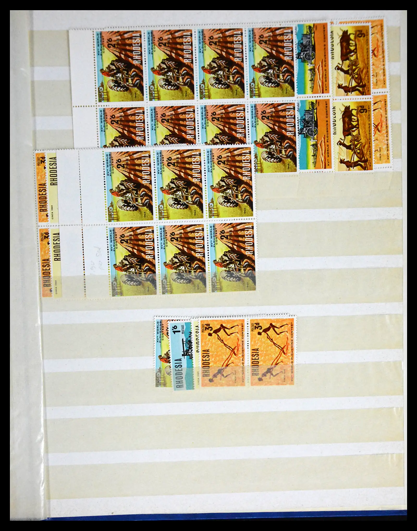 41245 0065 - Postzegelverzameling 41245 Rhodesië 1892-1978.