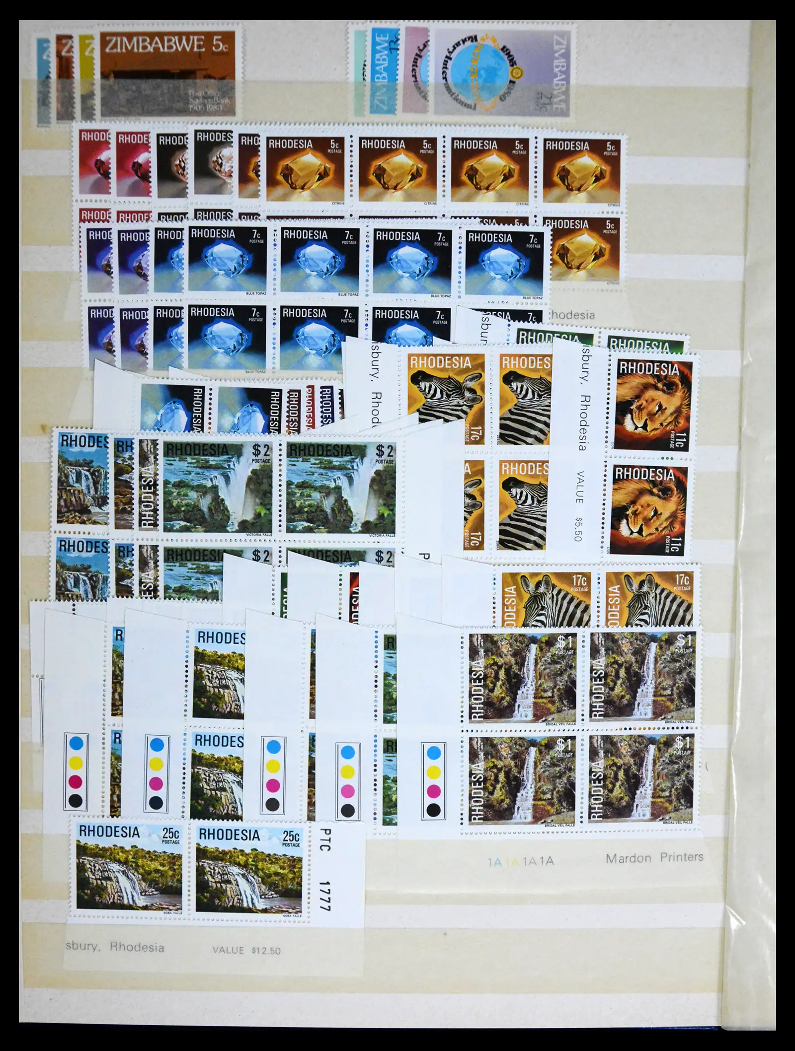 41245 0066 - Postzegelverzameling 41245 Rhodesië 1892-1978.