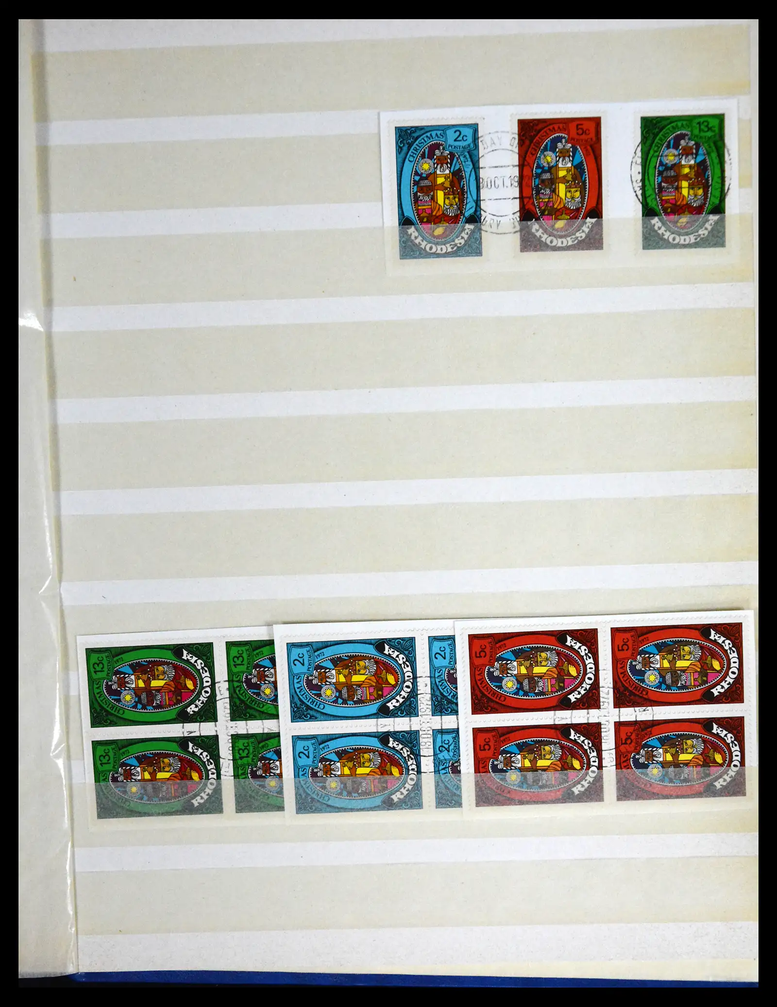 41245 0067 - Postzegelverzameling 41245 Rhodesië 1892-1978.