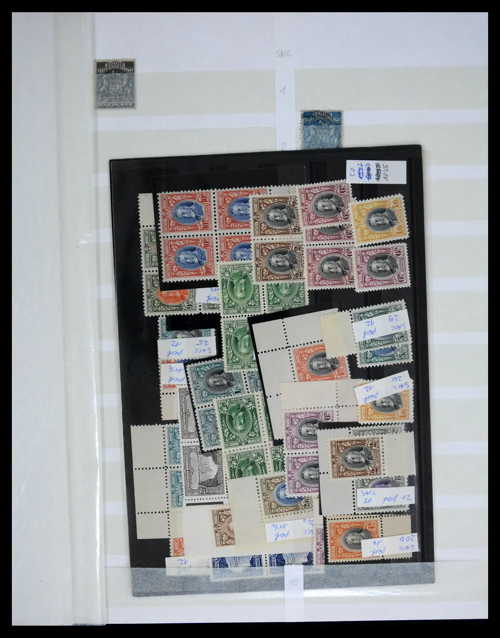 41245 0069 - Postzegelverzameling 41245 Rhodesië 1892-1978.