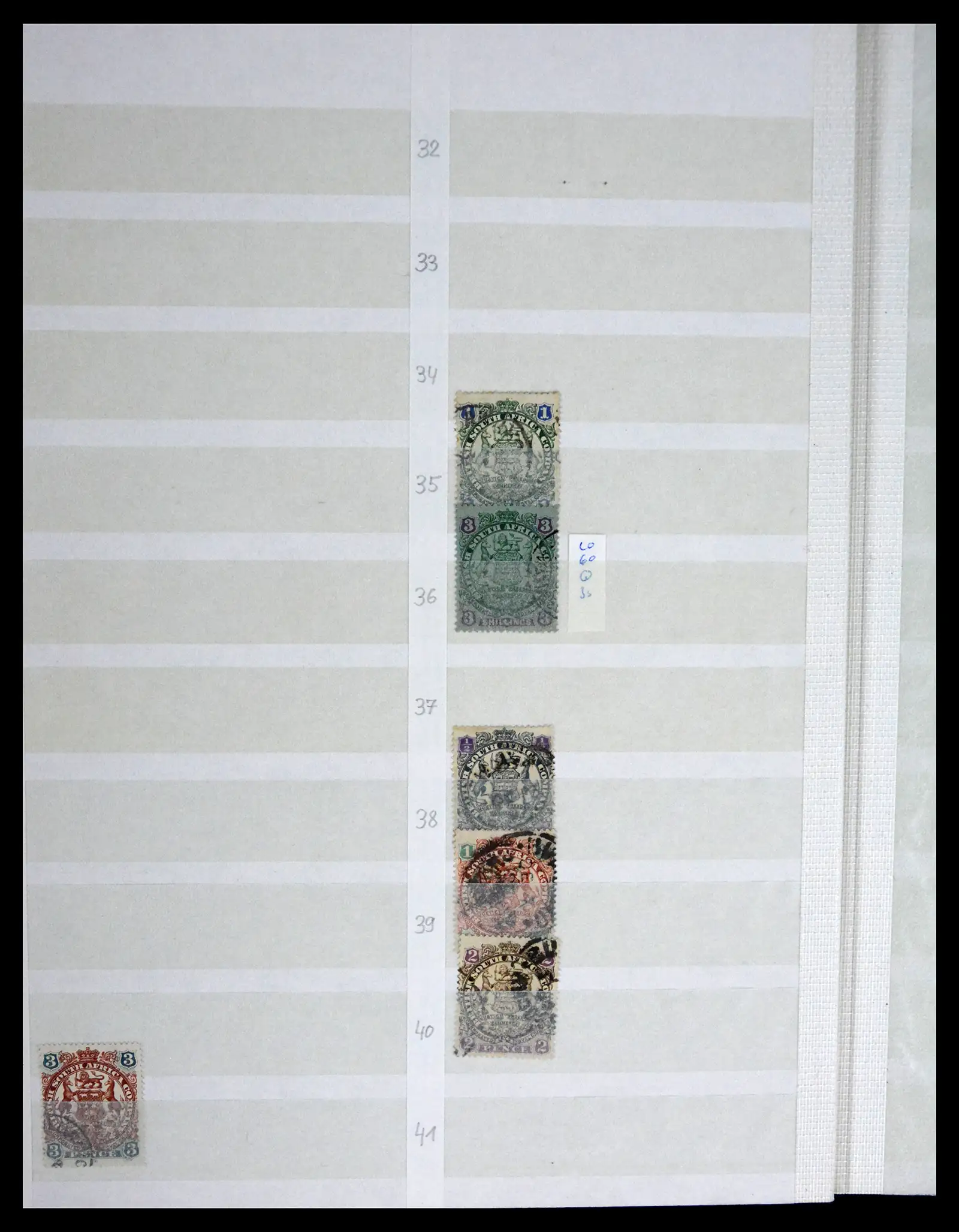 41245 0072 - Postzegelverzameling 41245 Rhodesië 1892-1978.