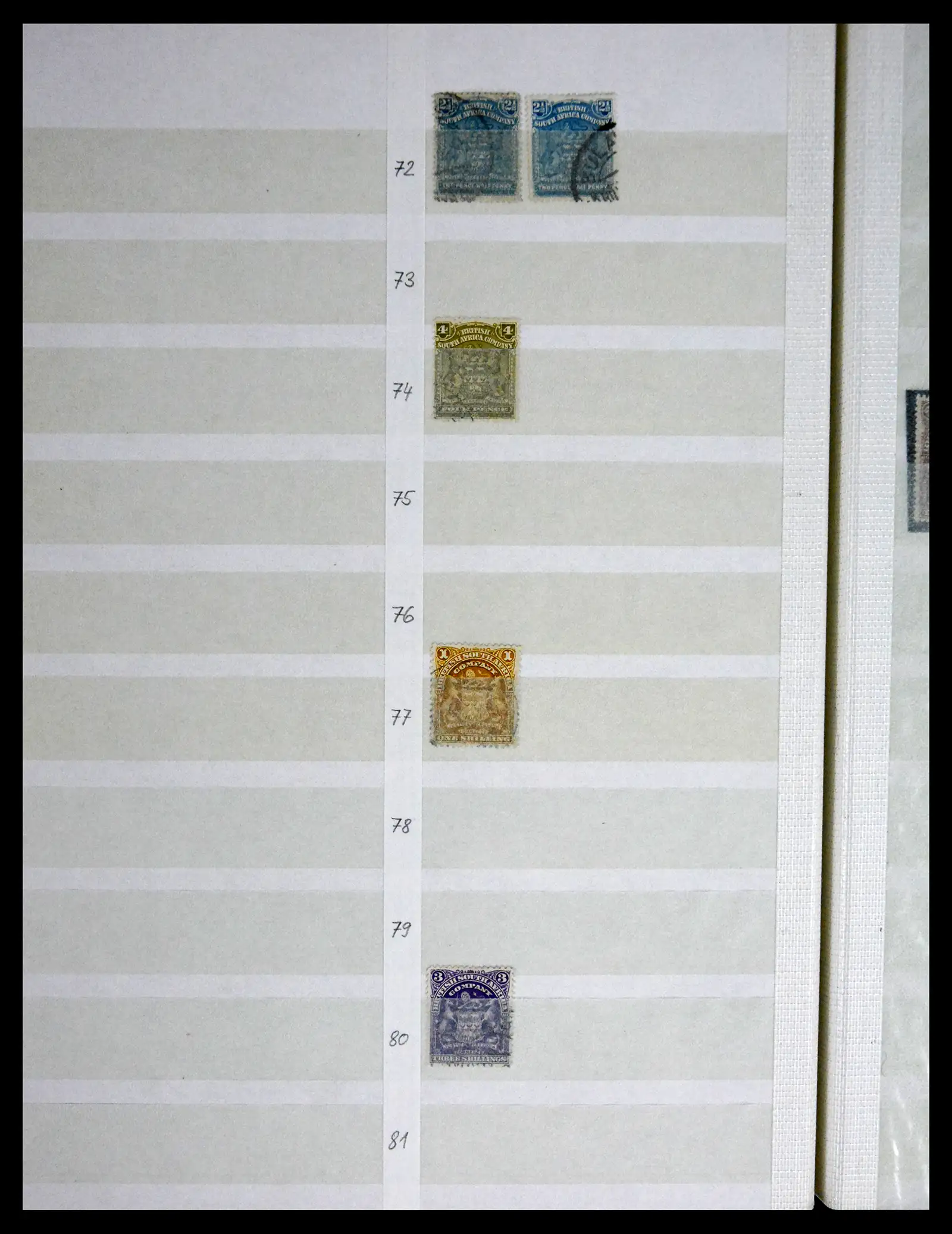 41245 0076 - Postzegelverzameling 41245 Rhodesië 1892-1978.