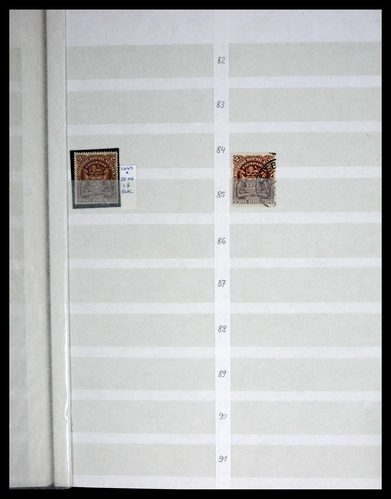 41245 0077 - Postzegelverzameling 41245 Rhodesië 1892-1978.