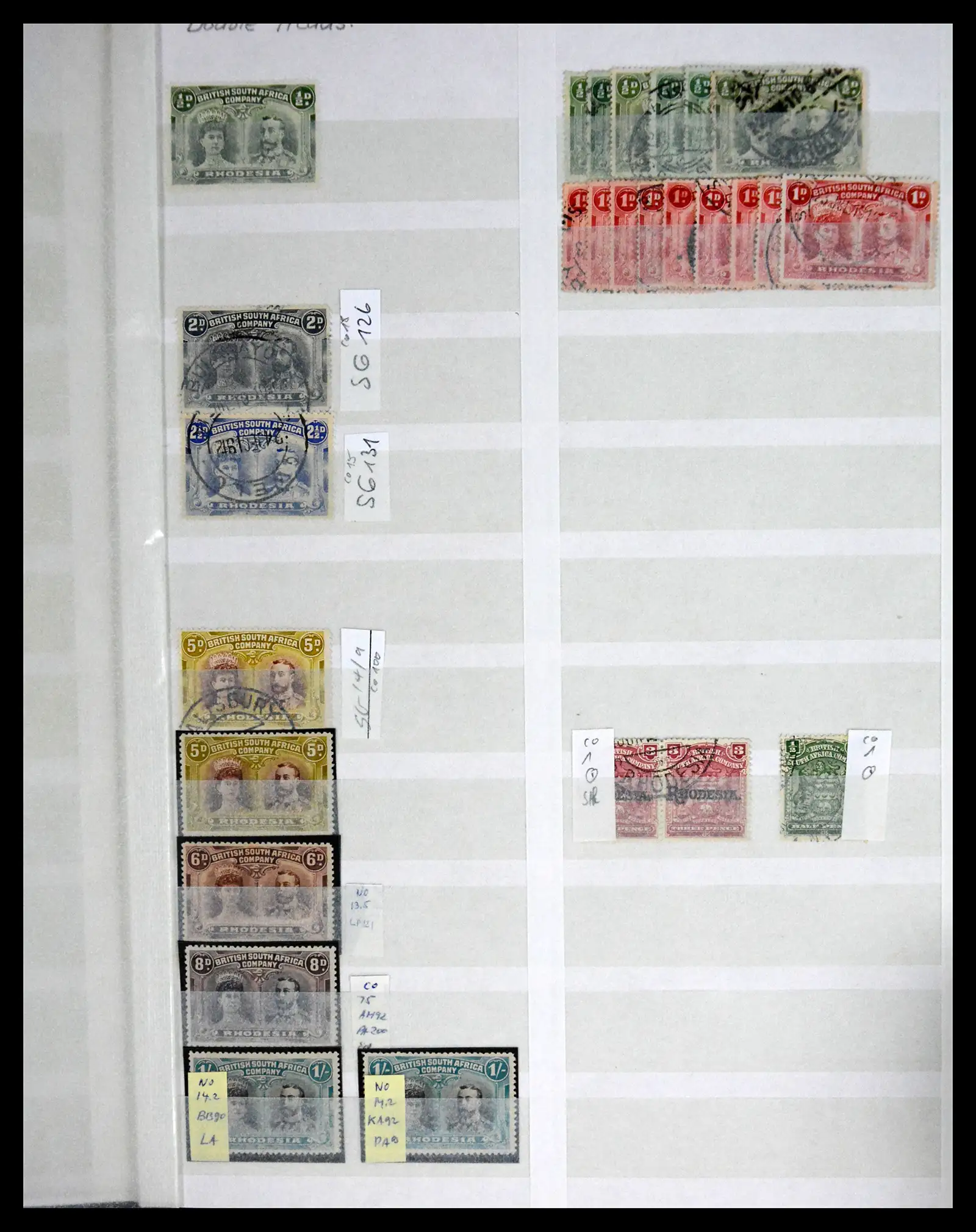 41245 0078 - Postzegelverzameling 41245 Rhodesië 1892-1978.