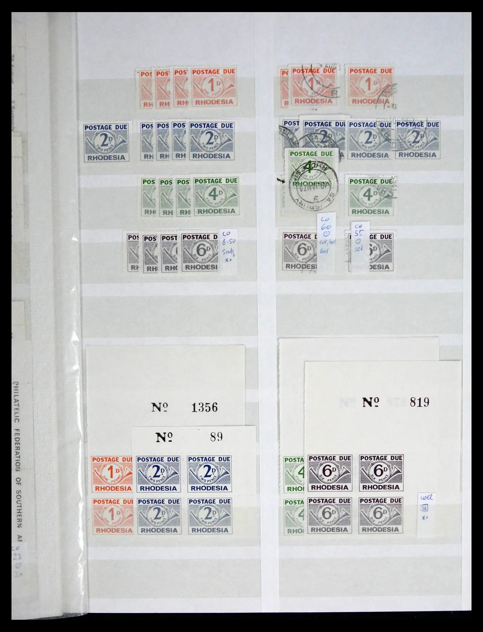 41245 0082 - Postzegelverzameling 41245 Rhodesië 1892-1978.