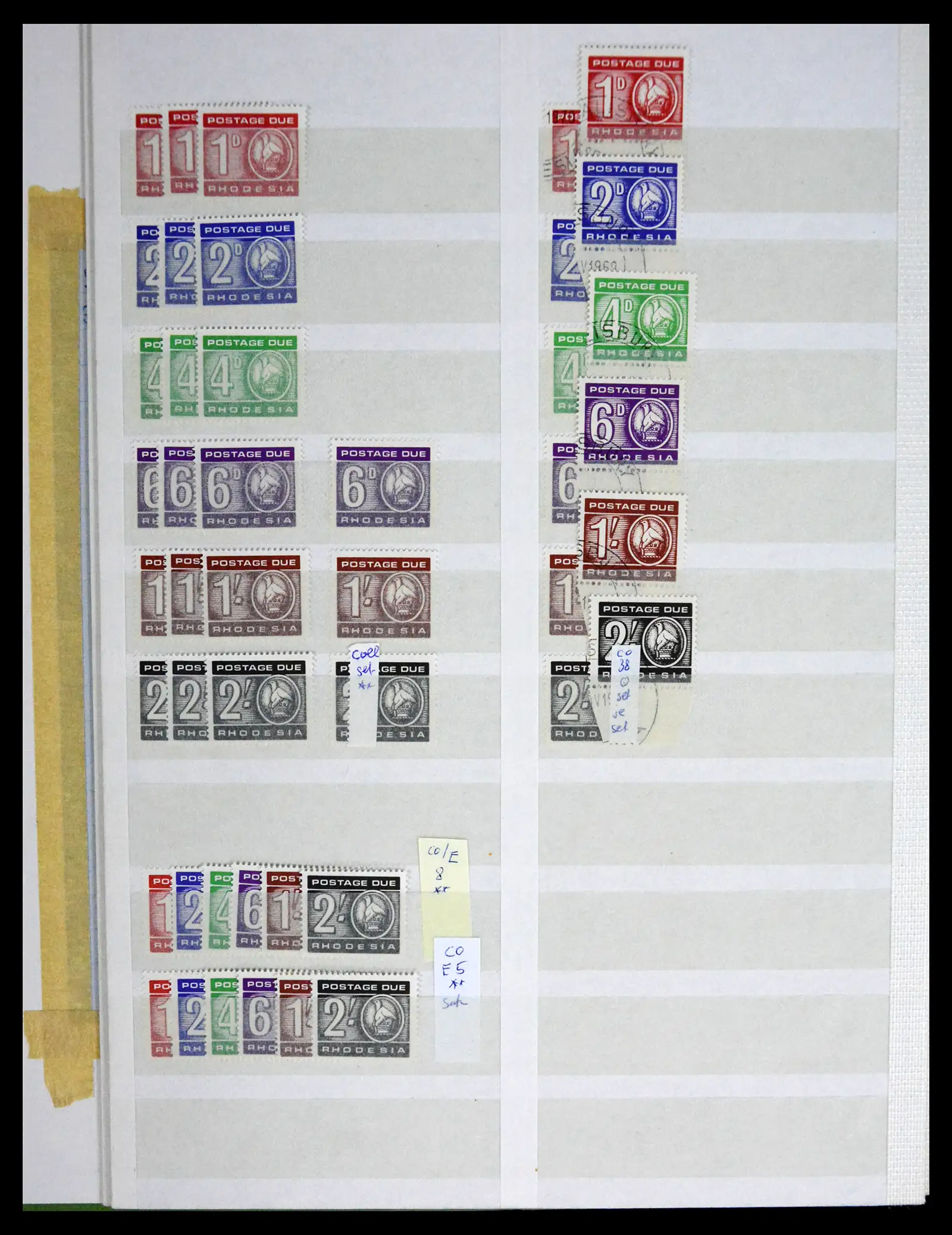 41245 0083 - Postzegelverzameling 41245 Rhodesië 1892-1978.