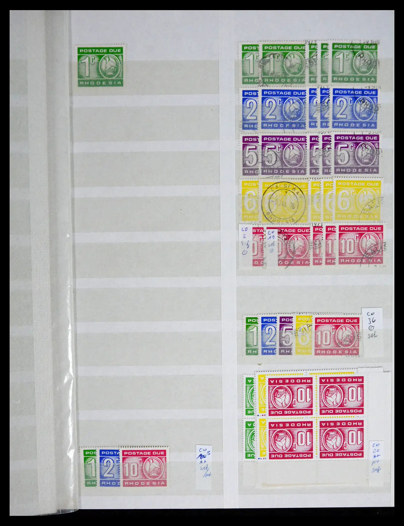 41245 0084 - Postzegelverzameling 41245 Rhodesië 1892-1978.