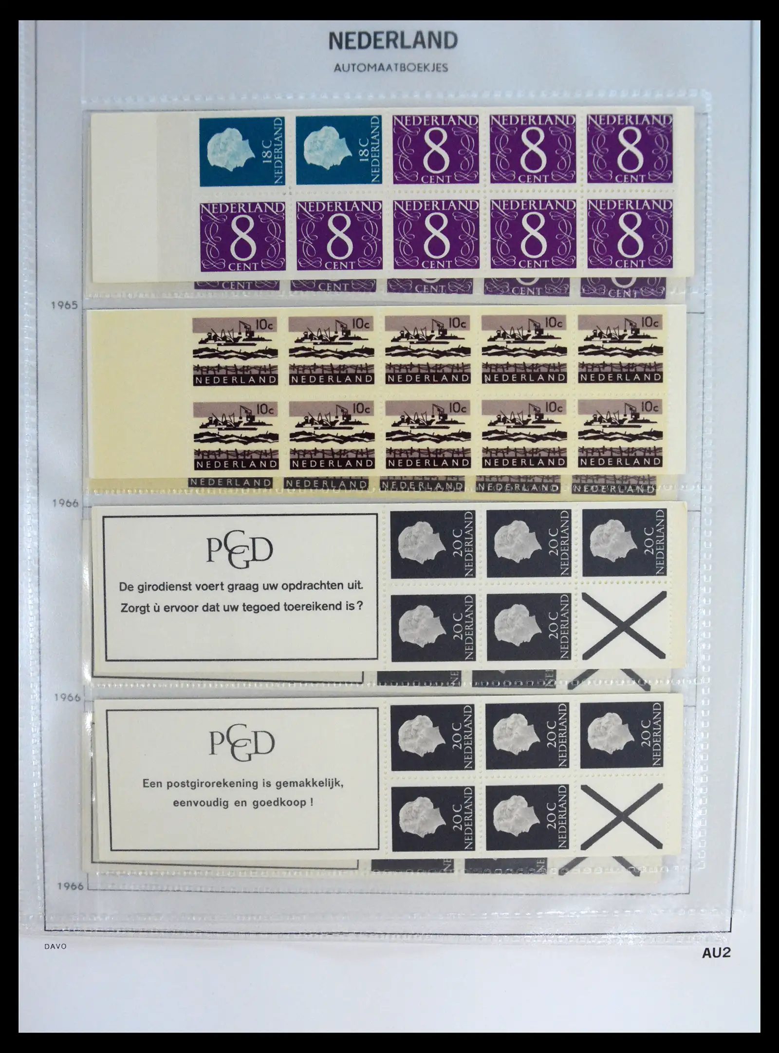 41249 0002 - Stamp collection 41249 Netherlands stampbooklets complete 1964-2002.