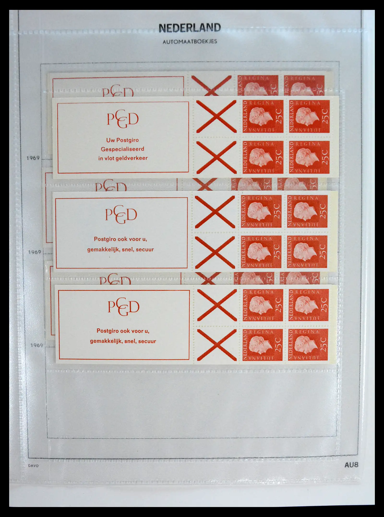 41249 0008 - Stamp collection 41249 Netherlands stampbooklets complete 1964-2002.