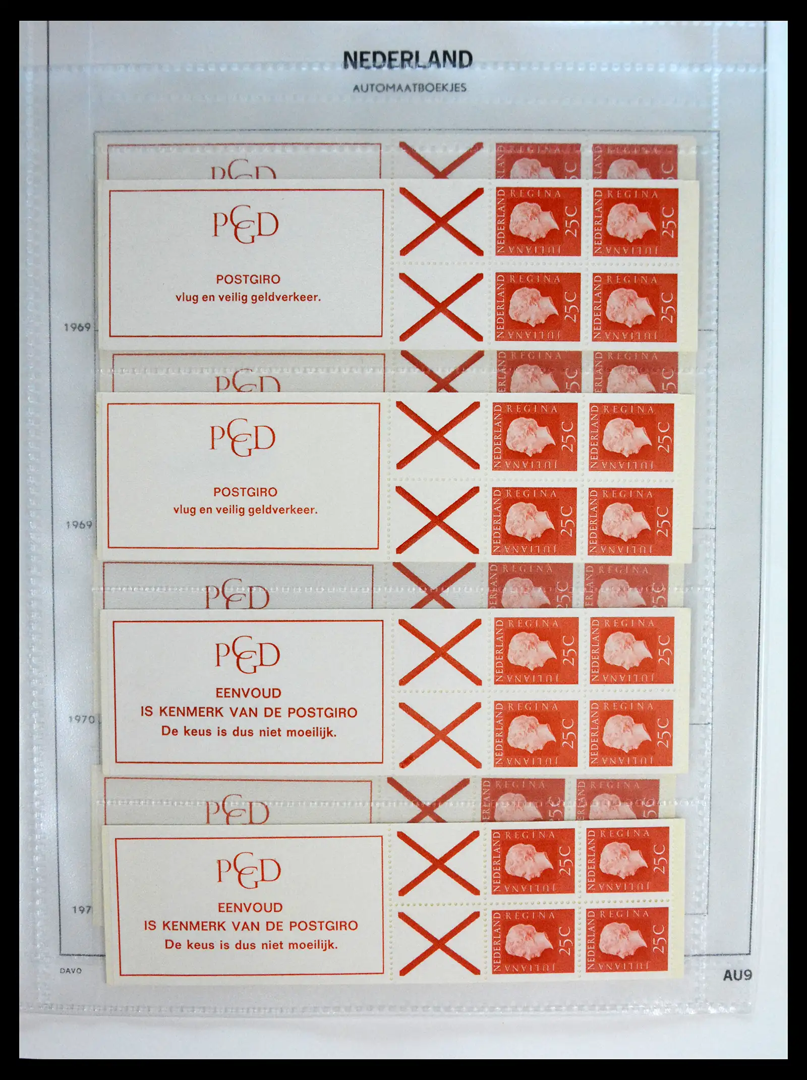 41249 0009 - Stamp collection 41249 Netherlands stampbooklets complete 1964-2002.