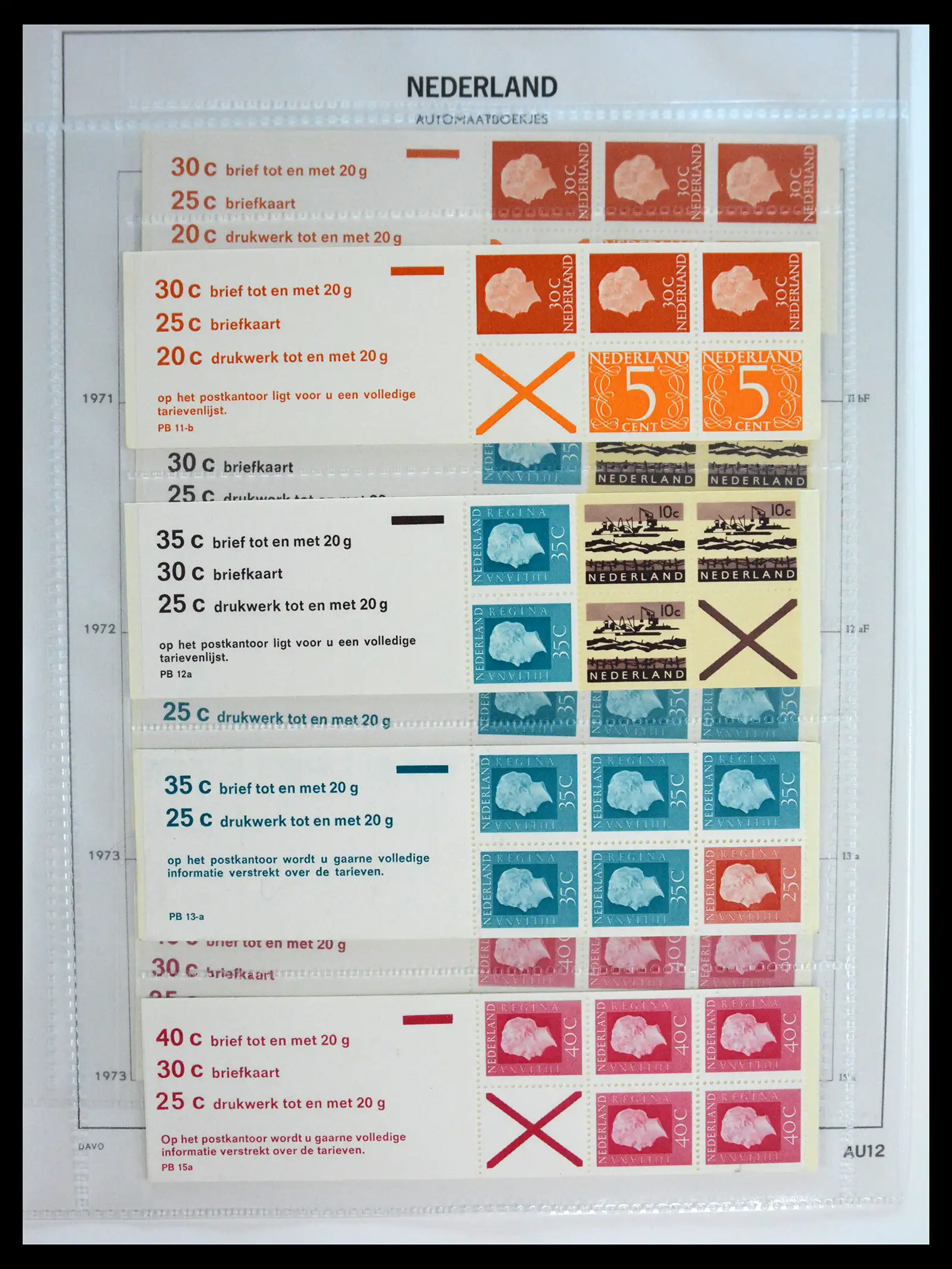41249 0012 - Stamp collection 41249 Netherlands stampbooklets complete 1964-2002.