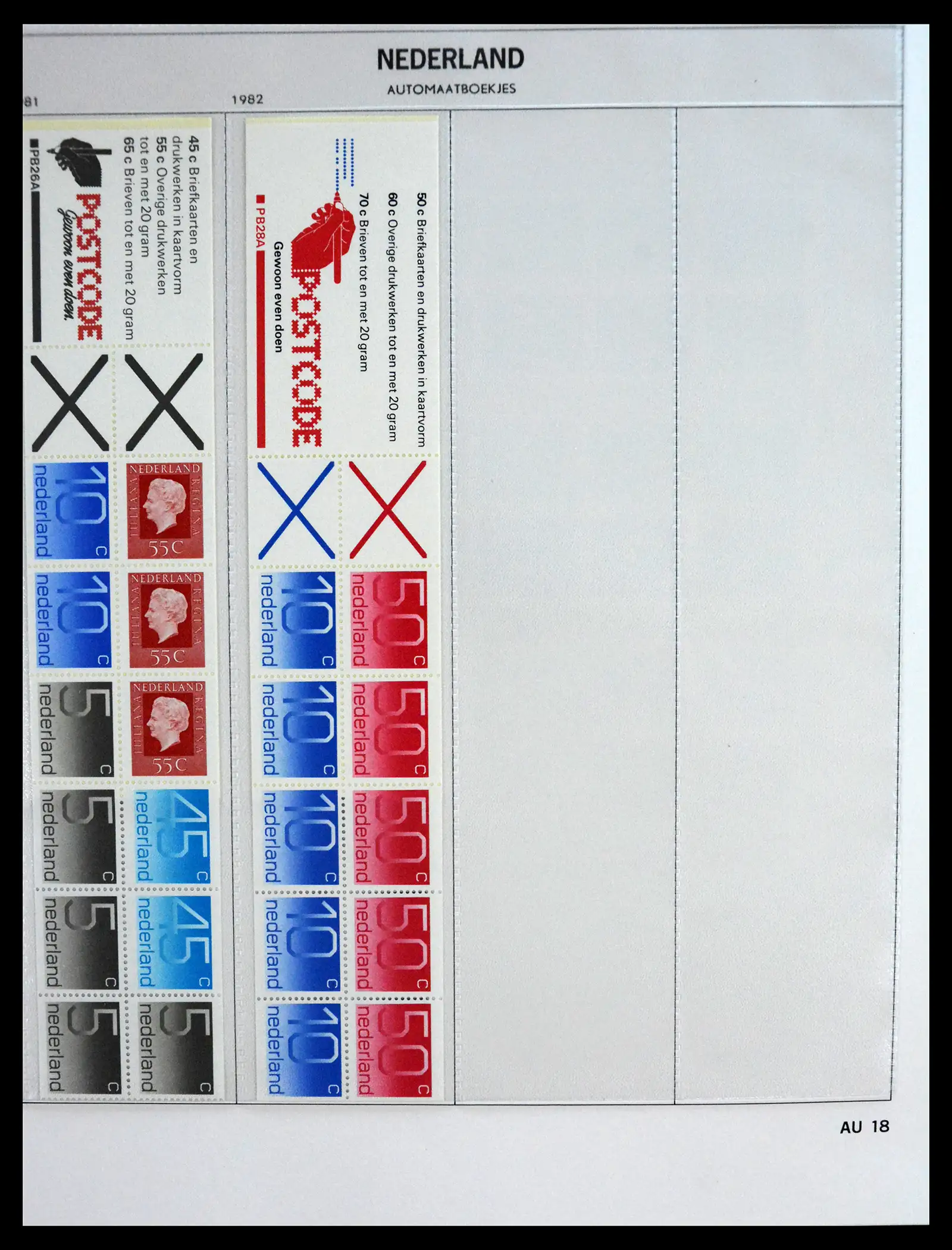 41249 0018 - Stamp collection 41249 Netherlands stampbooklets complete 1964-2002.