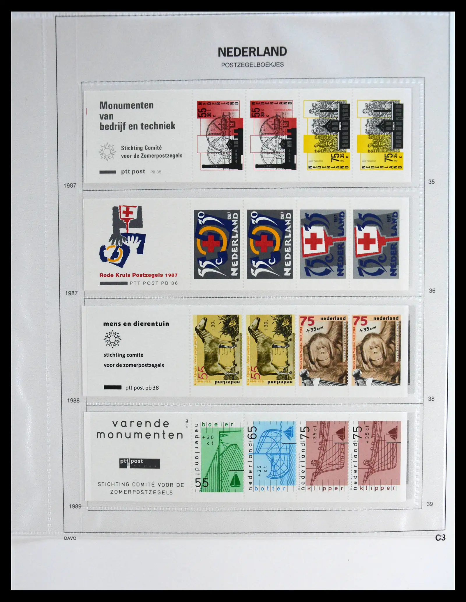 41249 0025 - Stamp collection 41249 Netherlands stampbooklets complete 1964-2002.