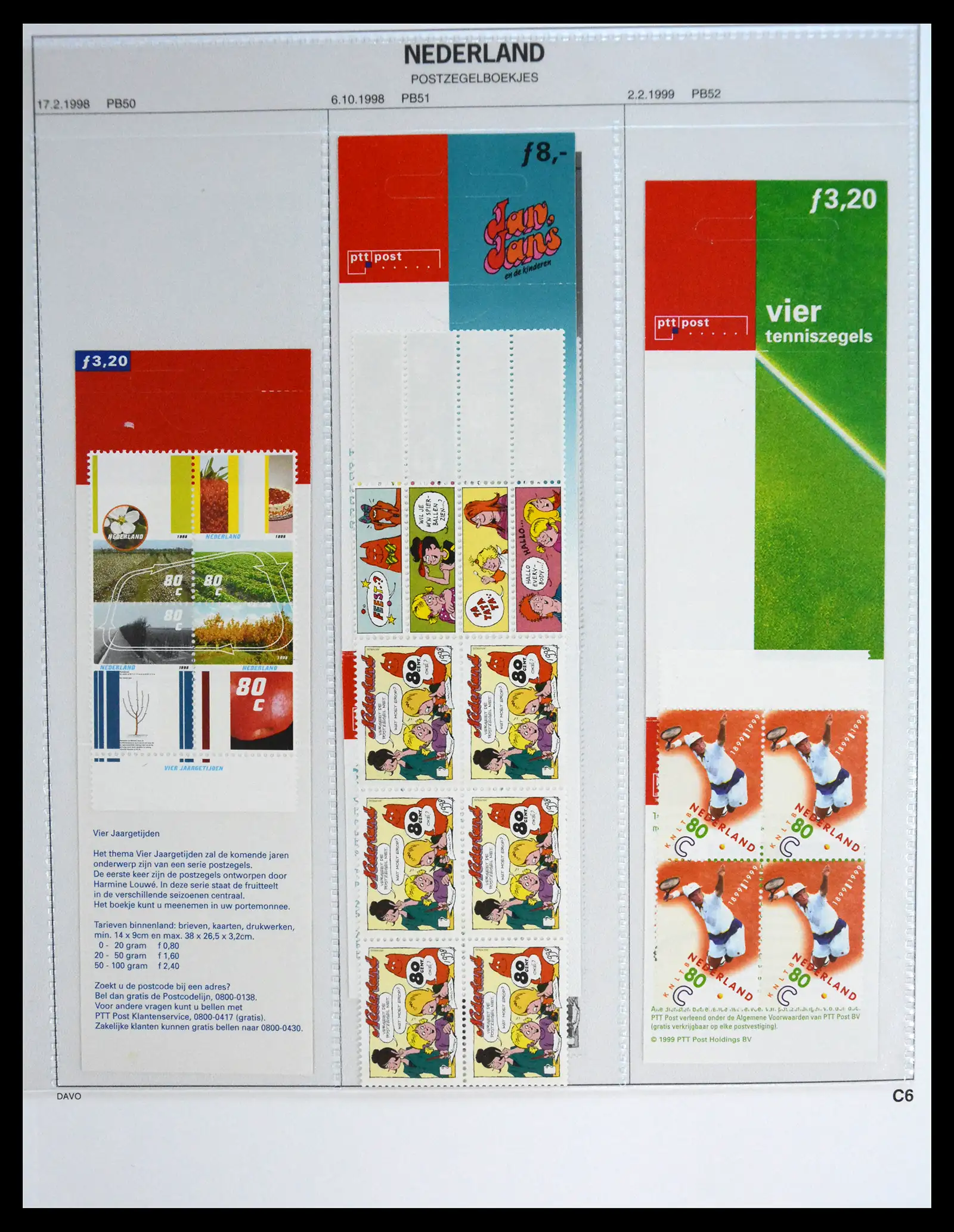 41249 0028 - Stamp collection 41249 Netherlands stampbooklets complete 1964-2002.