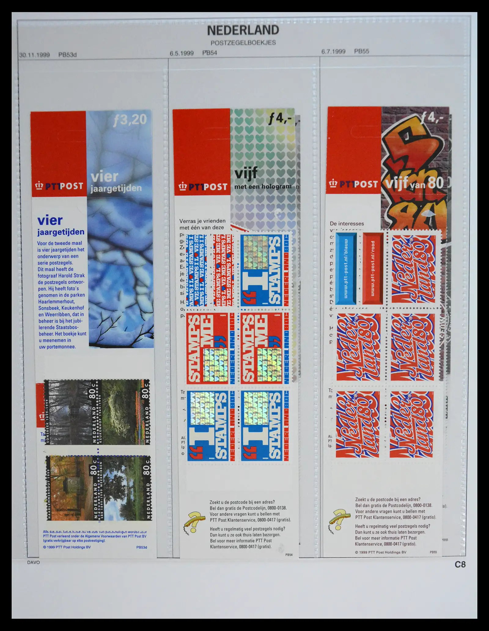 41249 0030 - Stamp collection 41249 Netherlands stampbooklets complete 1964-2002.