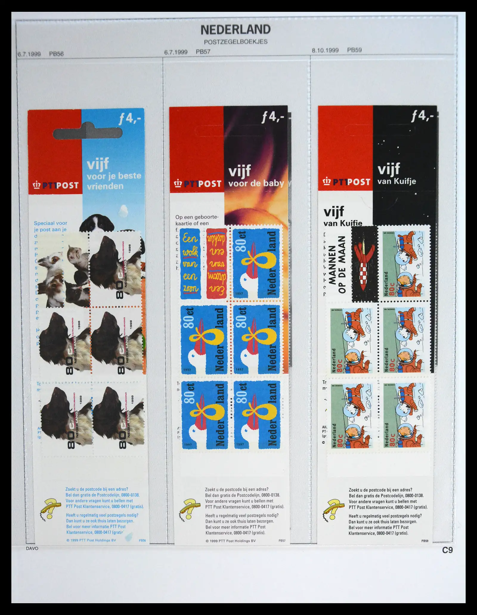 41249 0031 - Stamp collection 41249 Netherlands stampbooklets complete 1964-2002.