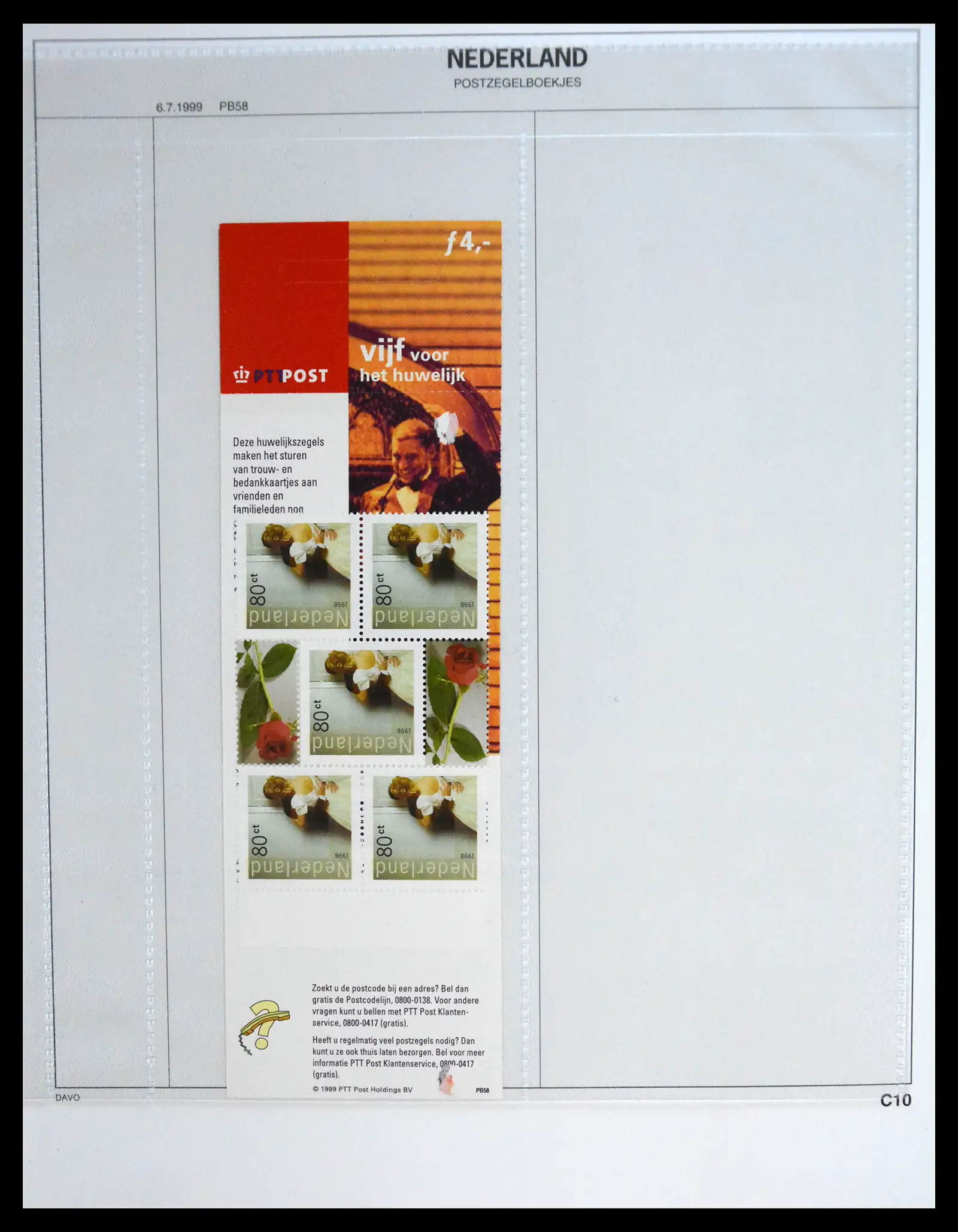 41249 0032 - Stamp collection 41249 Netherlands stampbooklets complete 1964-2002.