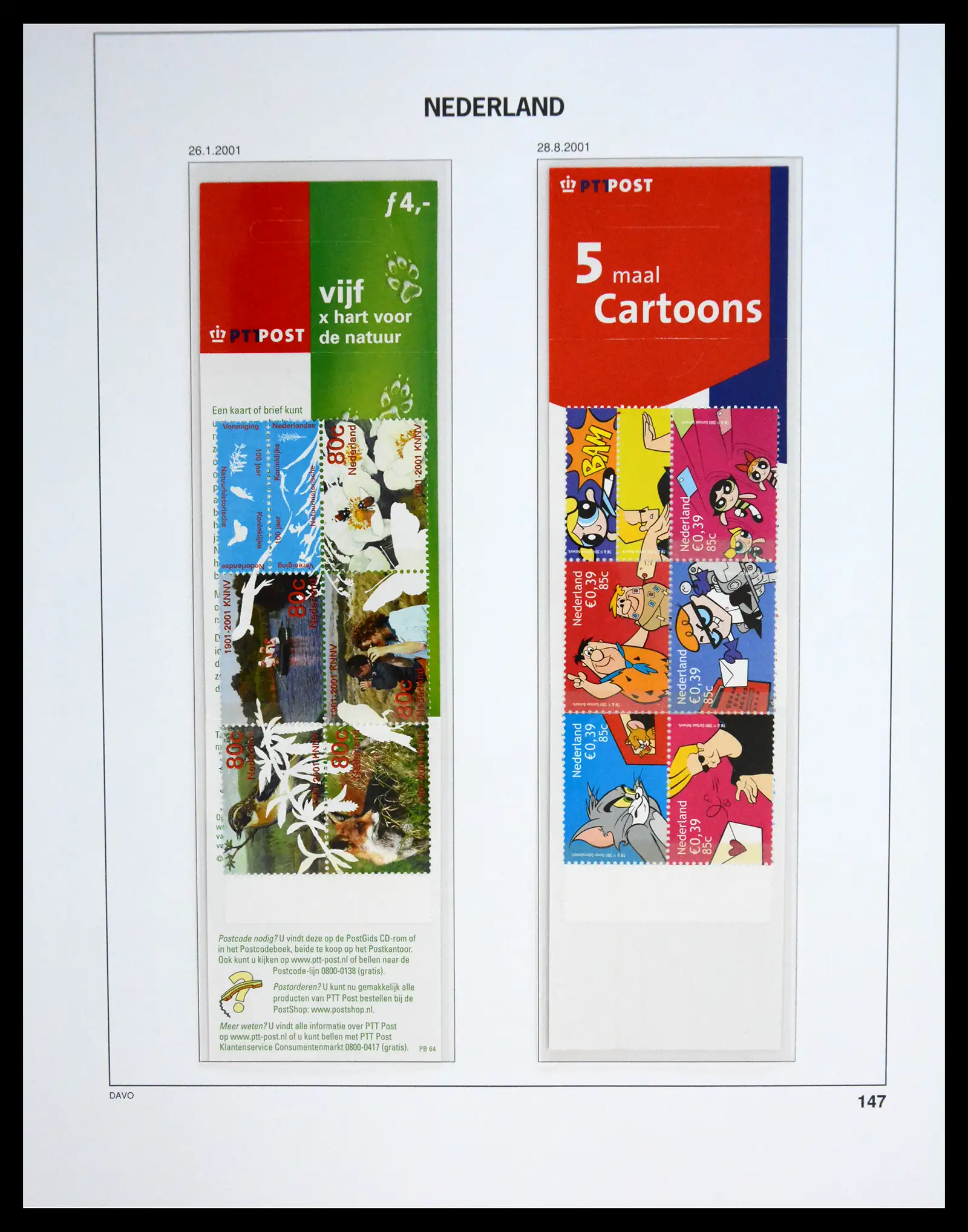 41249 0038 - Stamp collection 41249 Netherlands stampbooklets complete 1964-2002.