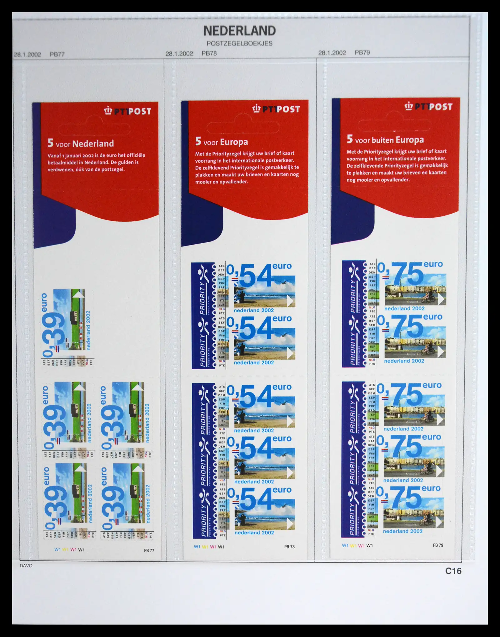 41249 0040 - Stamp collection 41249 Netherlands stampbooklets complete 1964-2002.