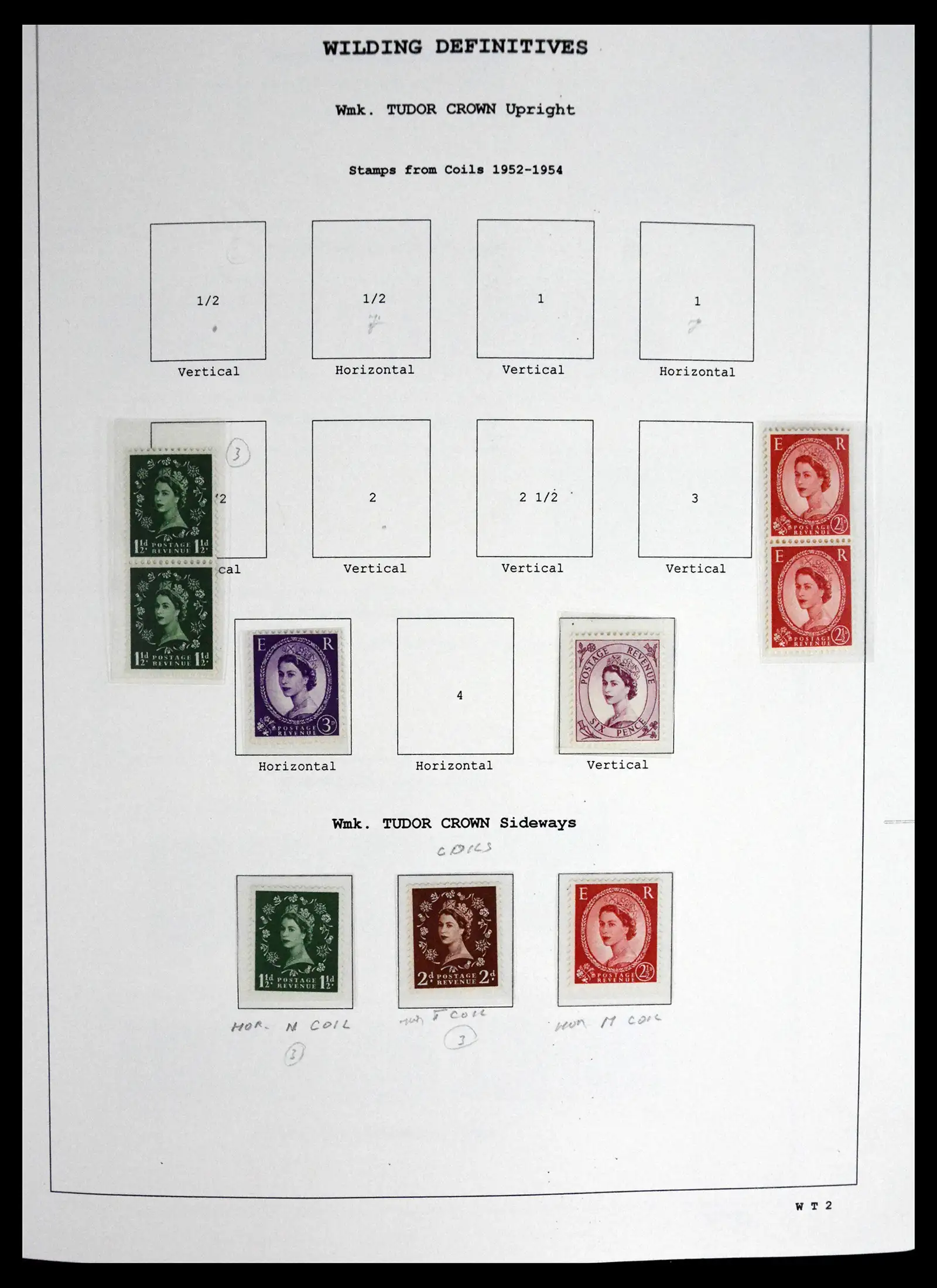 41250 0002 - Stamp collection 41250 Great Britain Wildings supercollection 1952-1968.