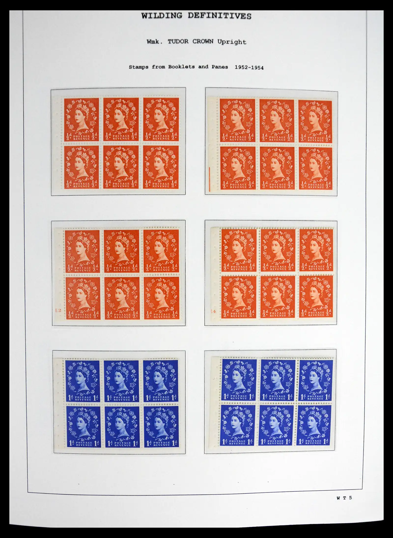 41250 0008 - Stamp collection 41250 Great Britain Wildings supercollection 1952-1968.