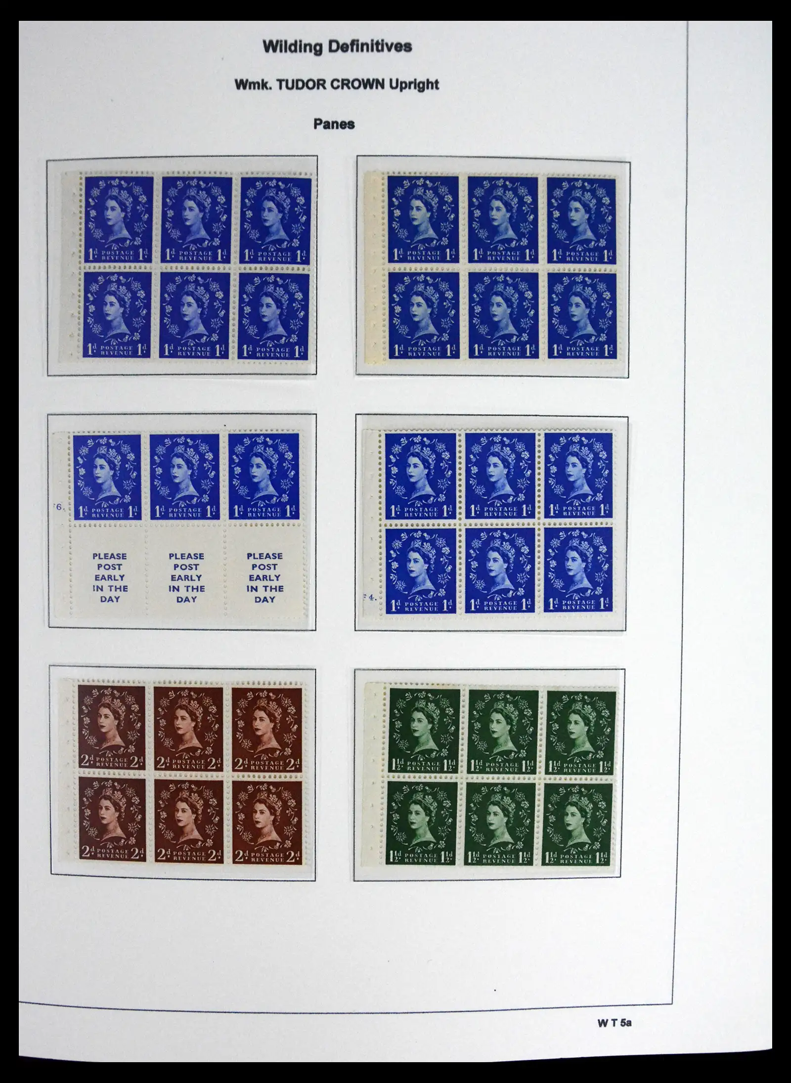 41250 0009 - Stamp collection 41250 Great Britain Wildings supercollection 1952-1968.