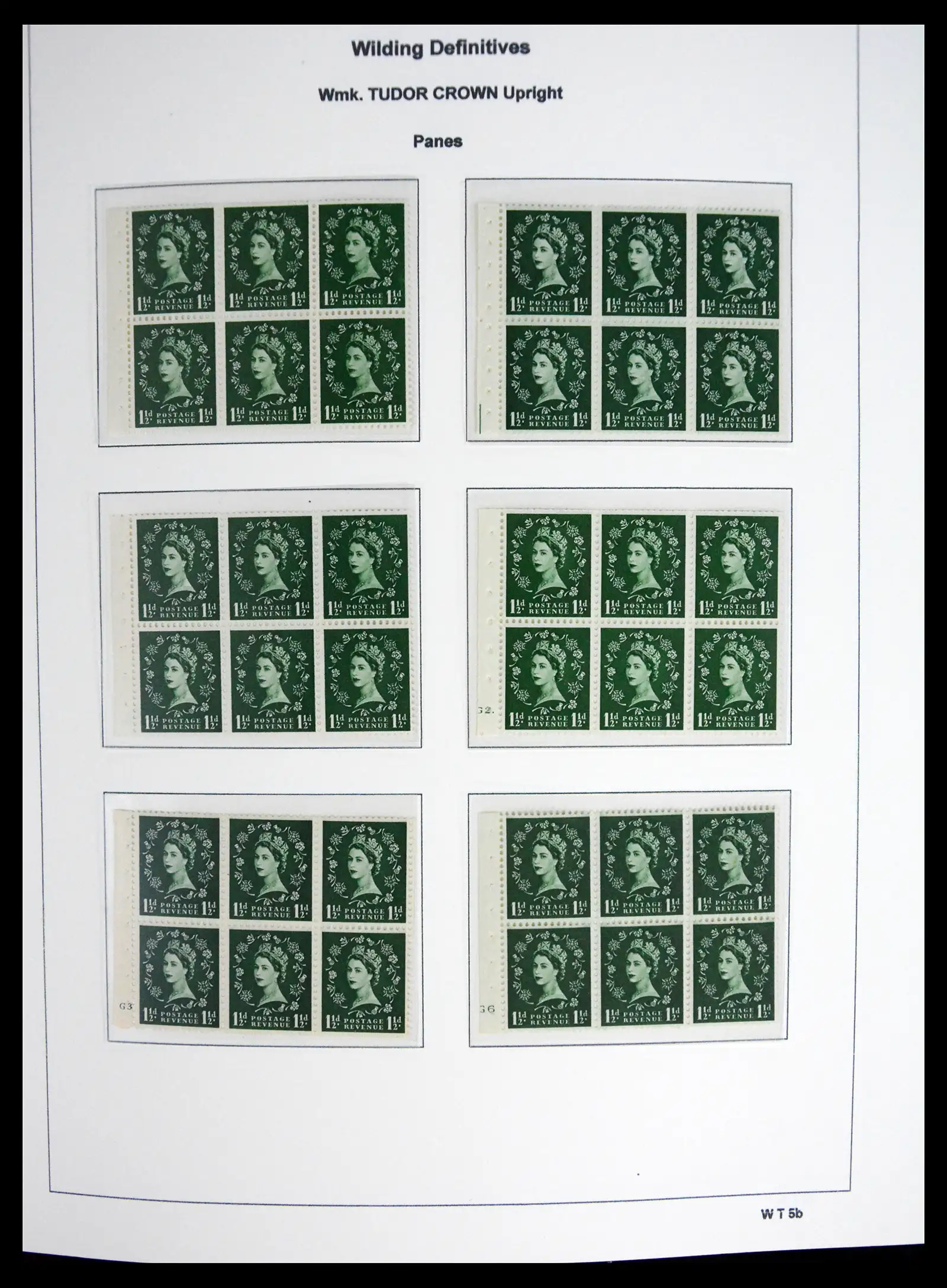 41250 0010 - Stamp collection 41250 Great Britain Wildings supercollection 1952-1968.