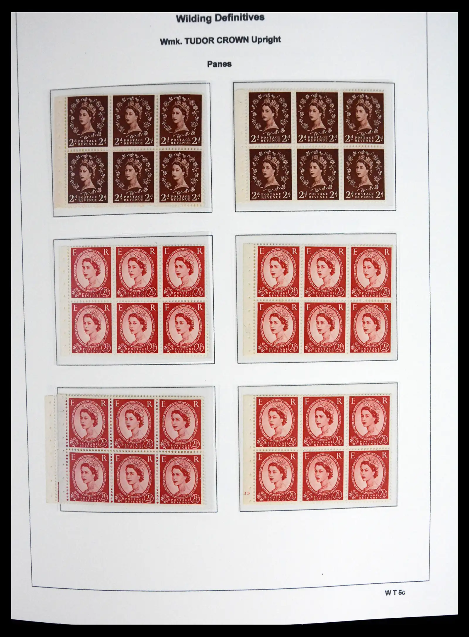 41250 0011 - Stamp collection 41250 Great Britain Wildings supercollection 1952-1968.
