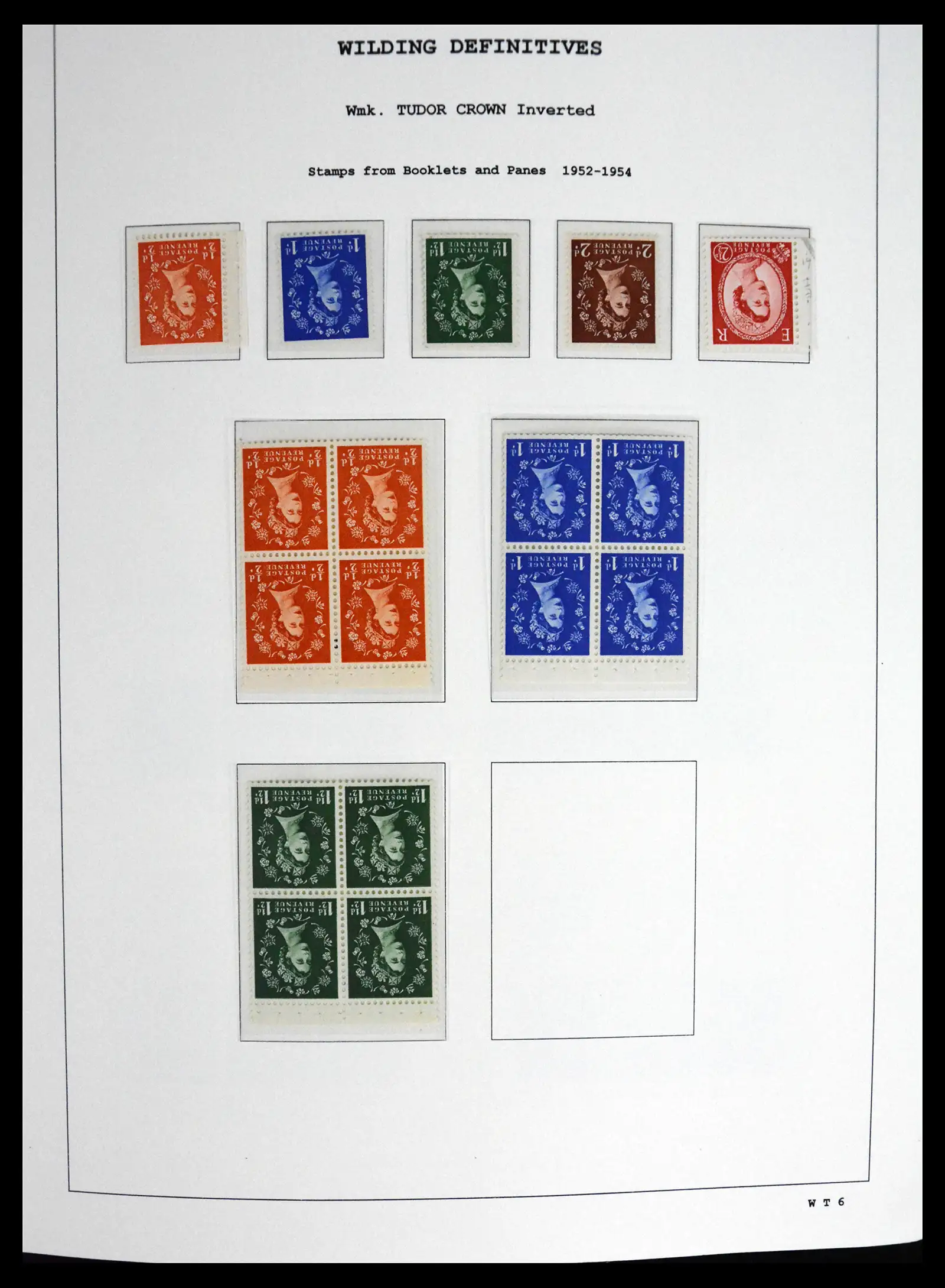 41250 0012 - Stamp collection 41250 Great Britain Wildings supercollection 1952-1968.