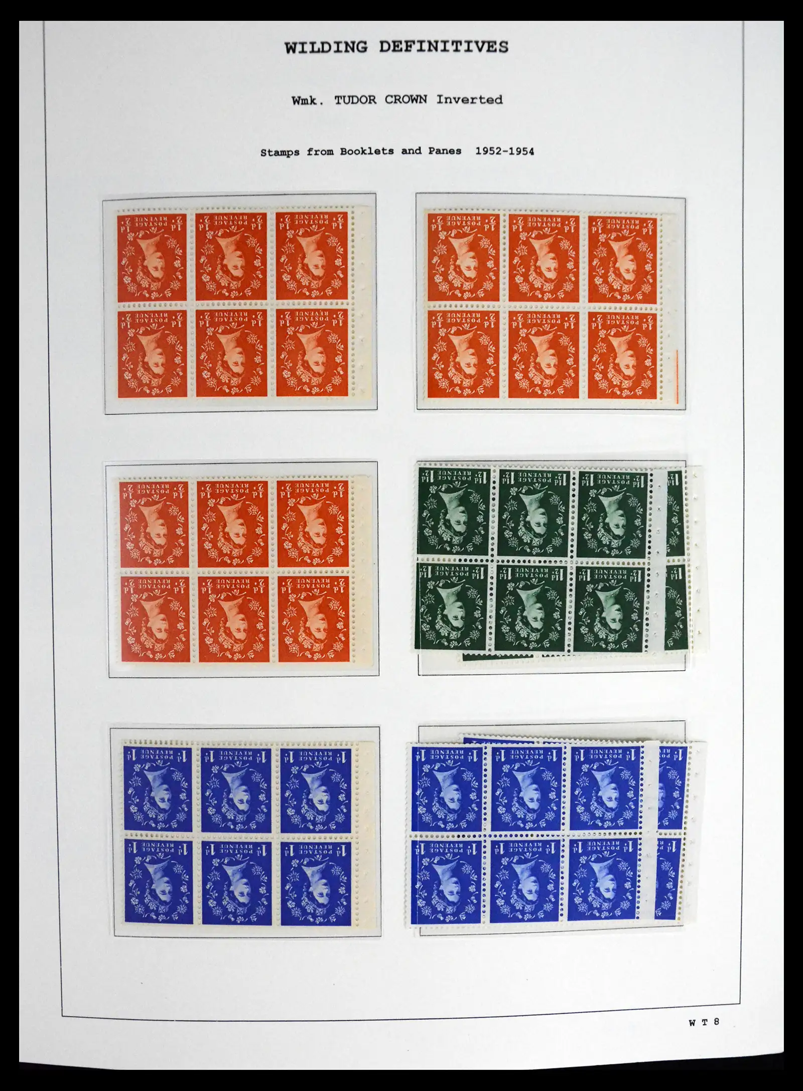 41250 0014 - Stamp collection 41250 Great Britain Wildings supercollection 1952-1968.