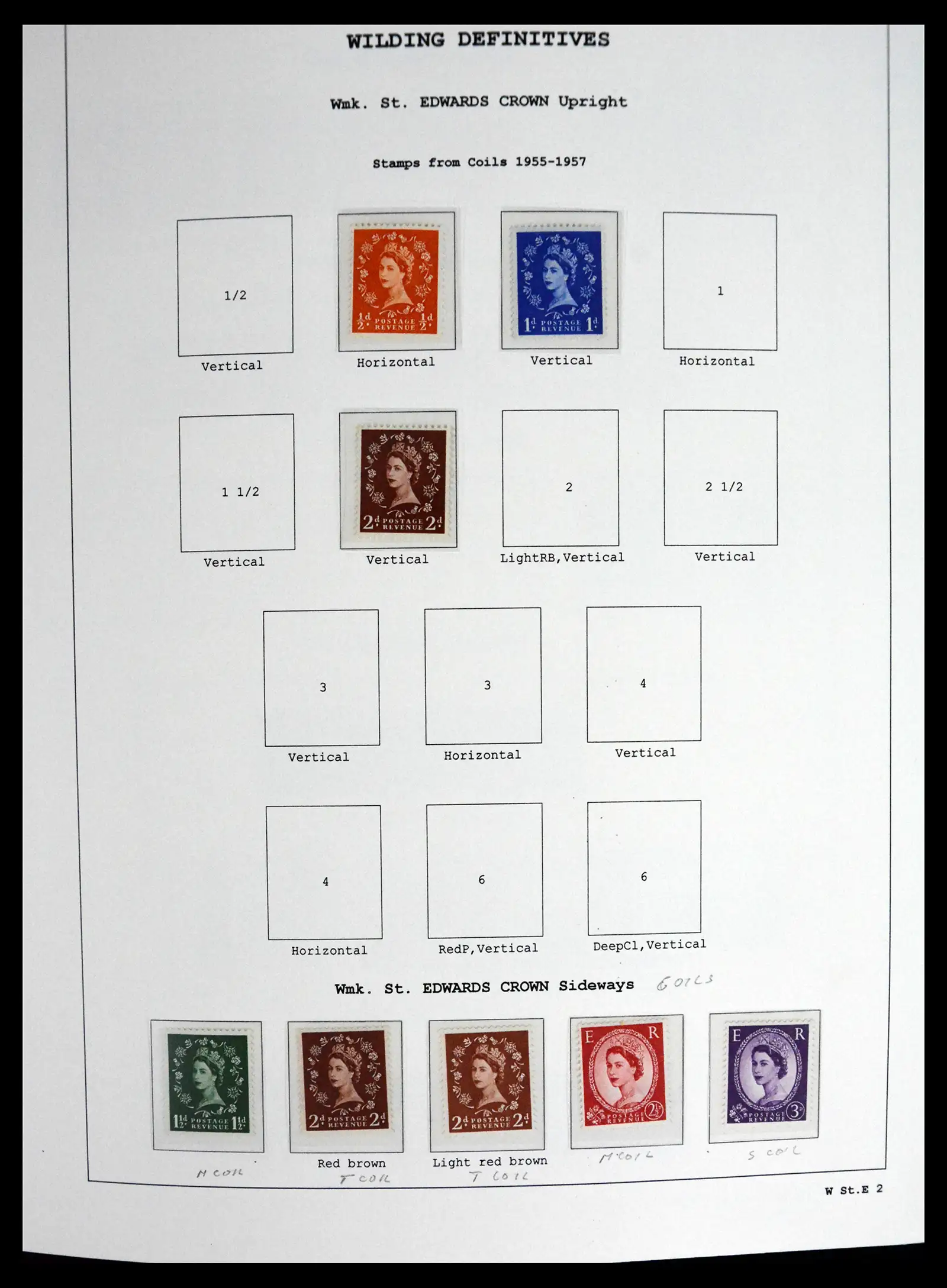 41250 0017 - Stamp collection 41250 Great Britain Wildings supercollection 1952-1968.