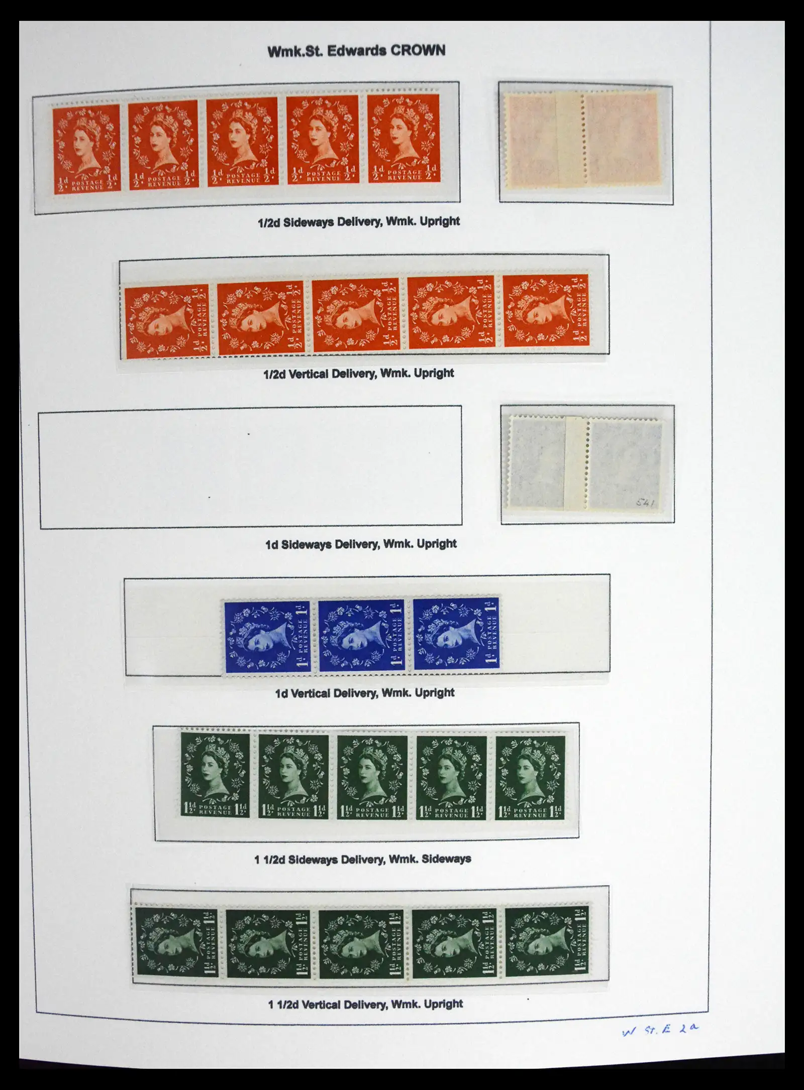 41250 0019 - Stamp collection 41250 Great Britain Wildings supercollection 1952-1968.