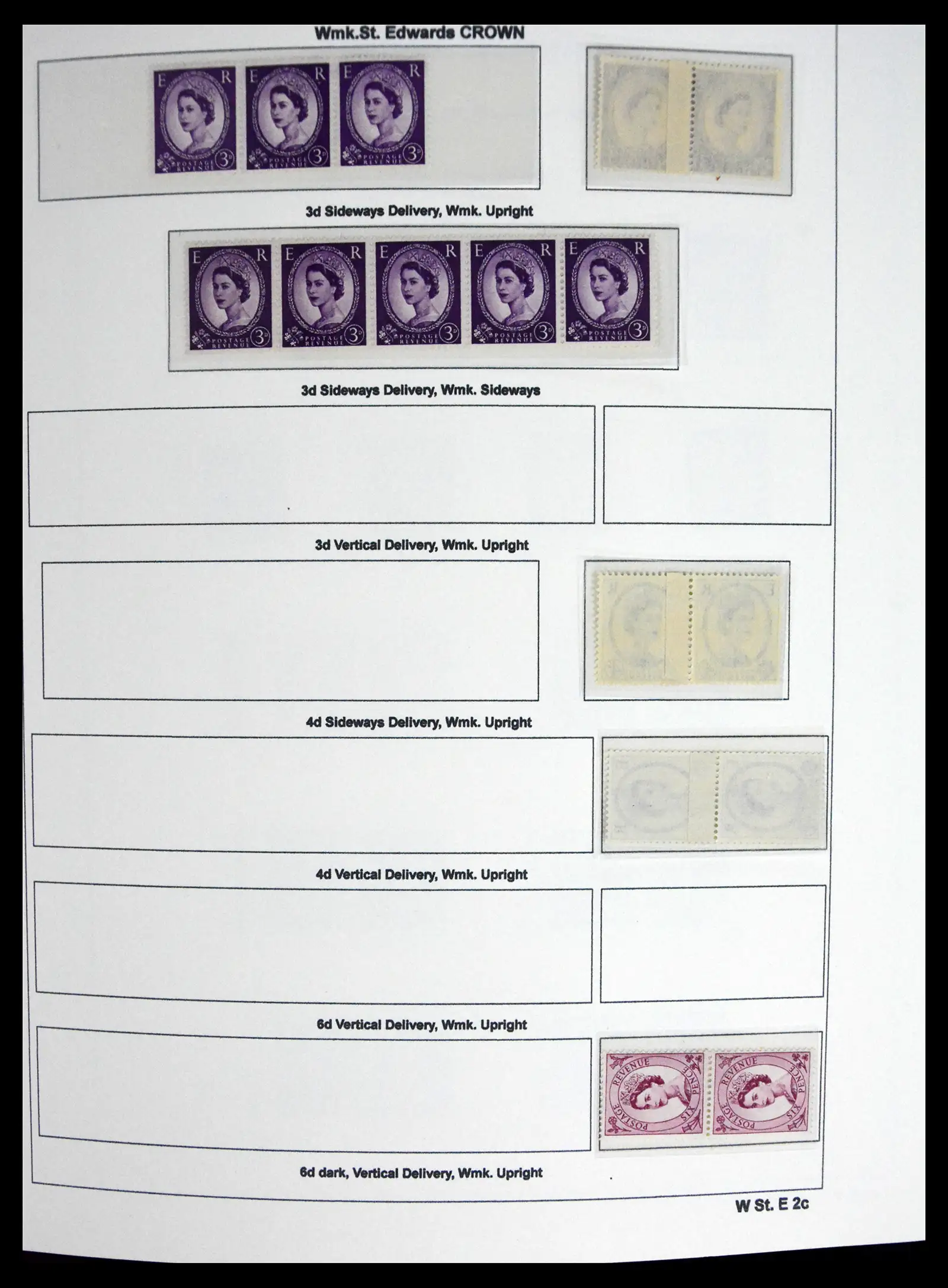 41250 0021 - Stamp collection 41250 Great Britain Wildings supercollection 1952-1968.