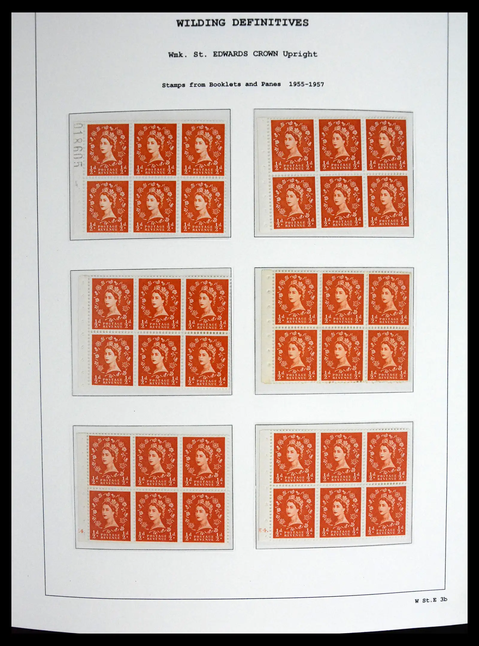 41250 0024 - Stamp collection 41250 Great Britain Wildings supercollection 1952-1968.