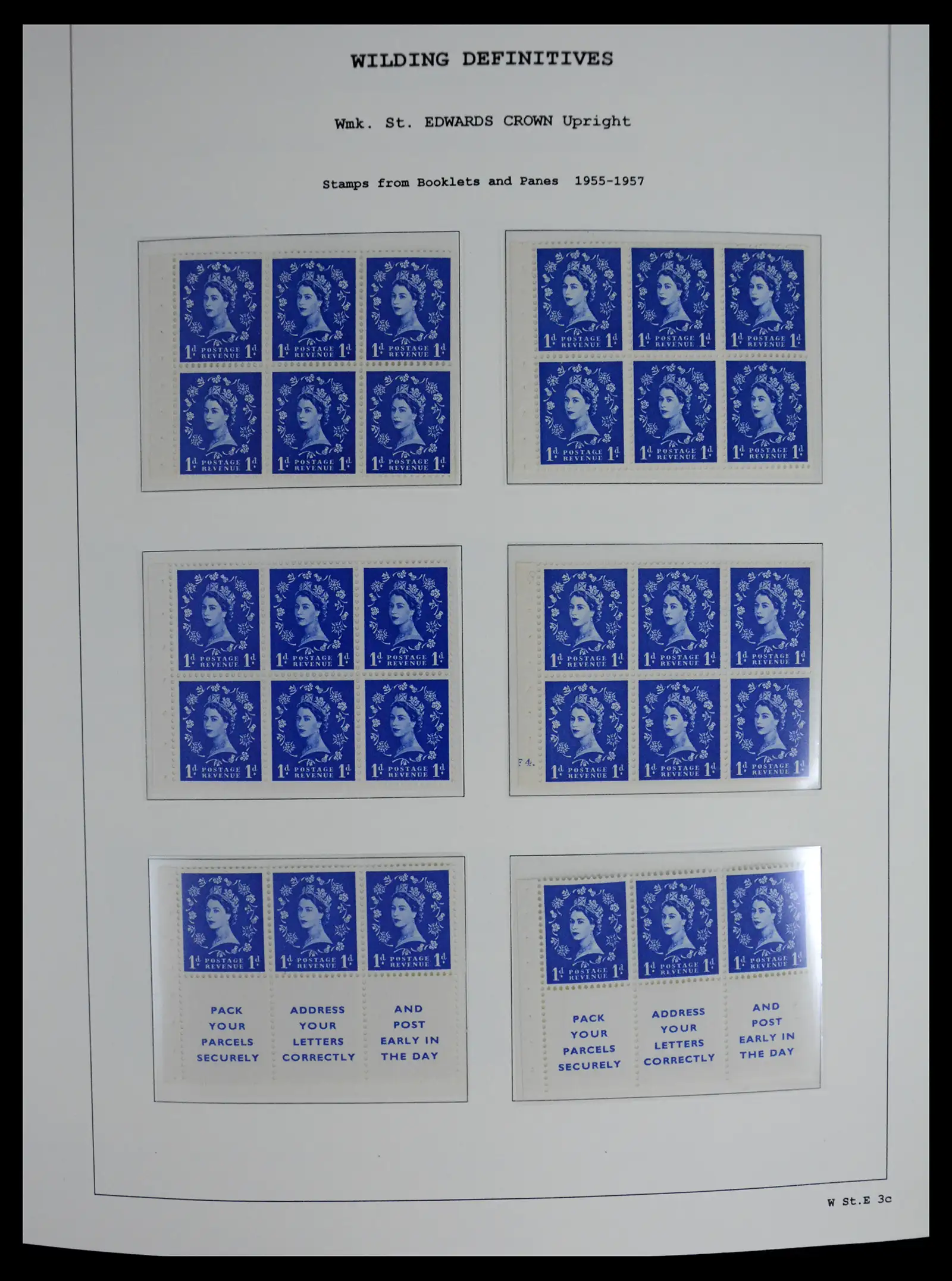 41250 0025 - Stamp collection 41250 Great Britain Wildings supercollection 1952-1968.