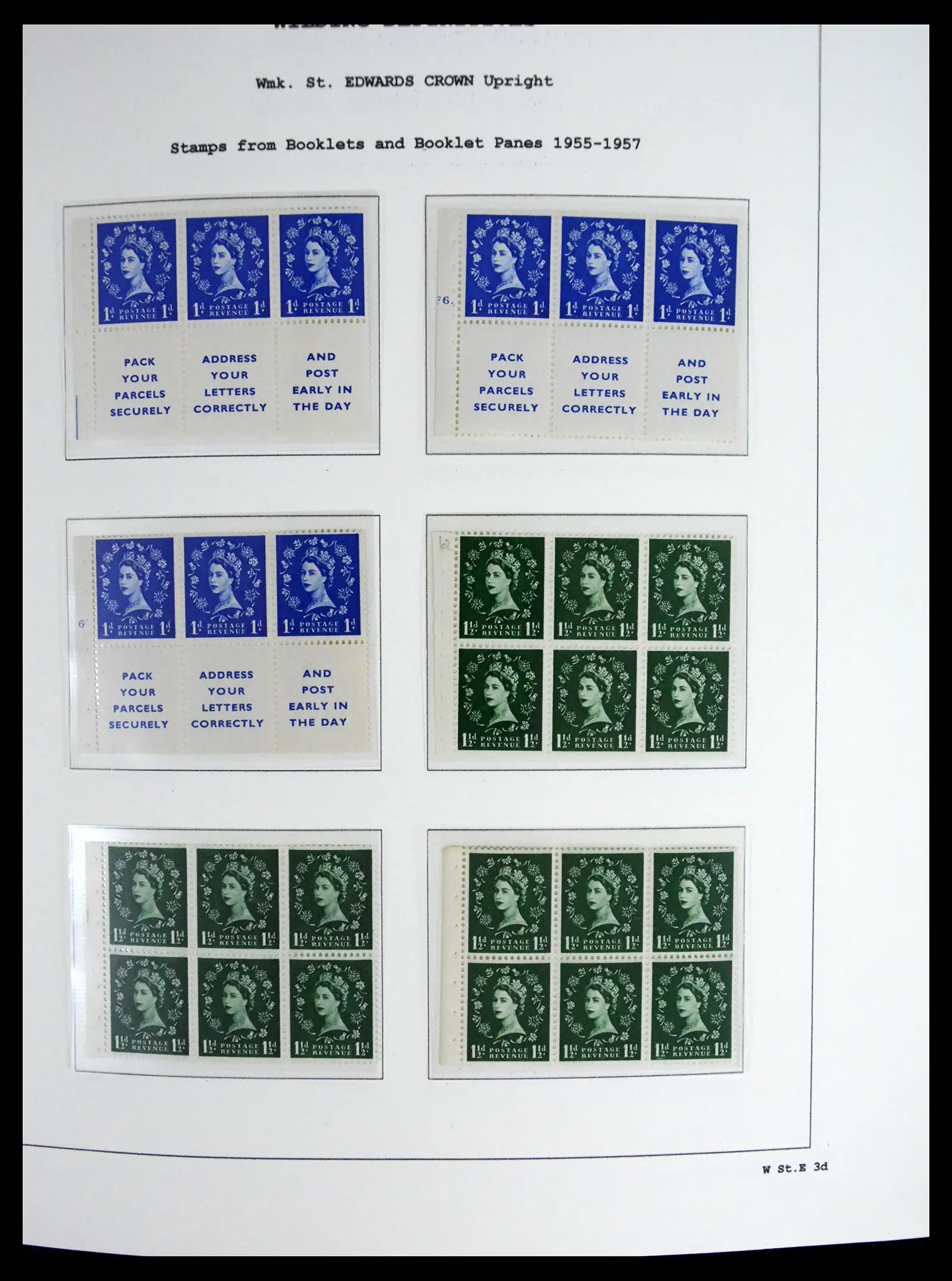 41250 0026 - Stamp collection 41250 Great Britain Wildings supercollection 1952-1968.