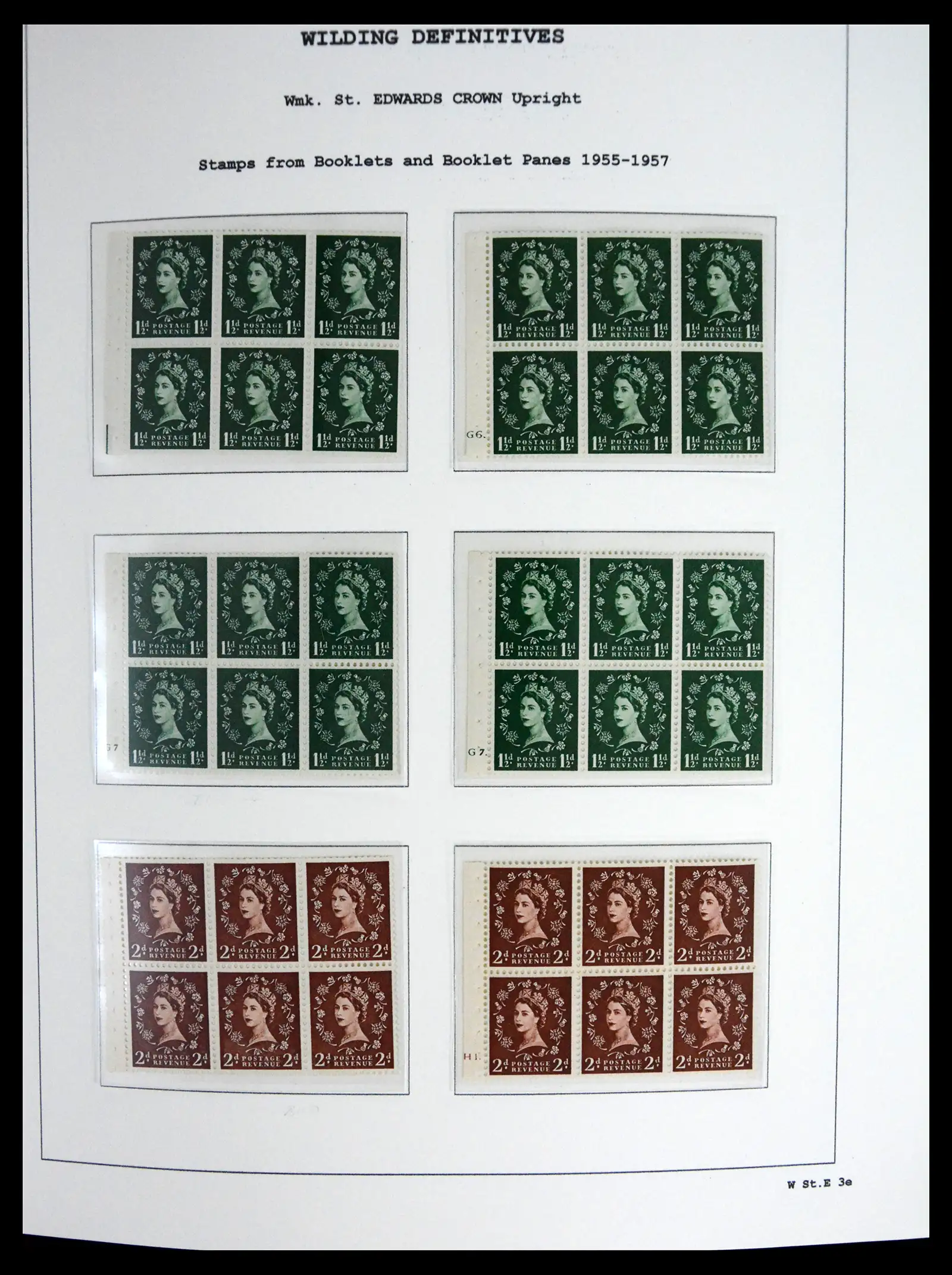 41250 0027 - Stamp collection 41250 Great Britain Wildings supercollection 1952-1968.