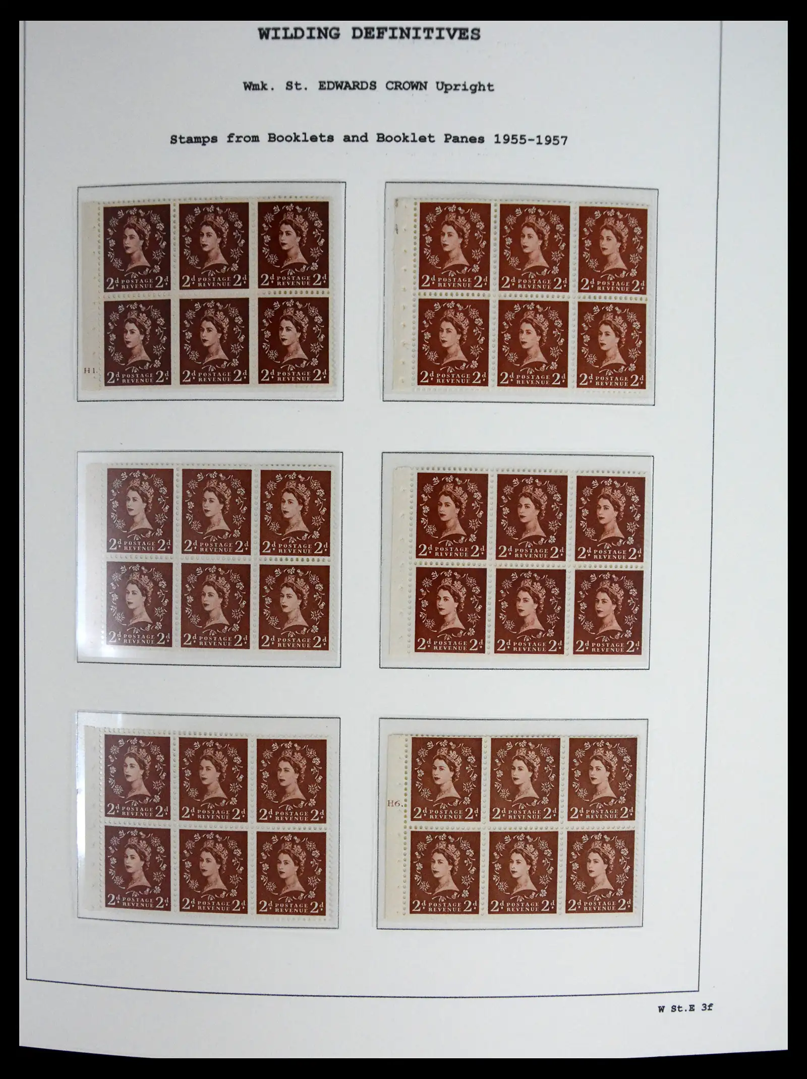 41250 0028 - Stamp collection 41250 Great Britain Wildings supercollection 1952-1968.