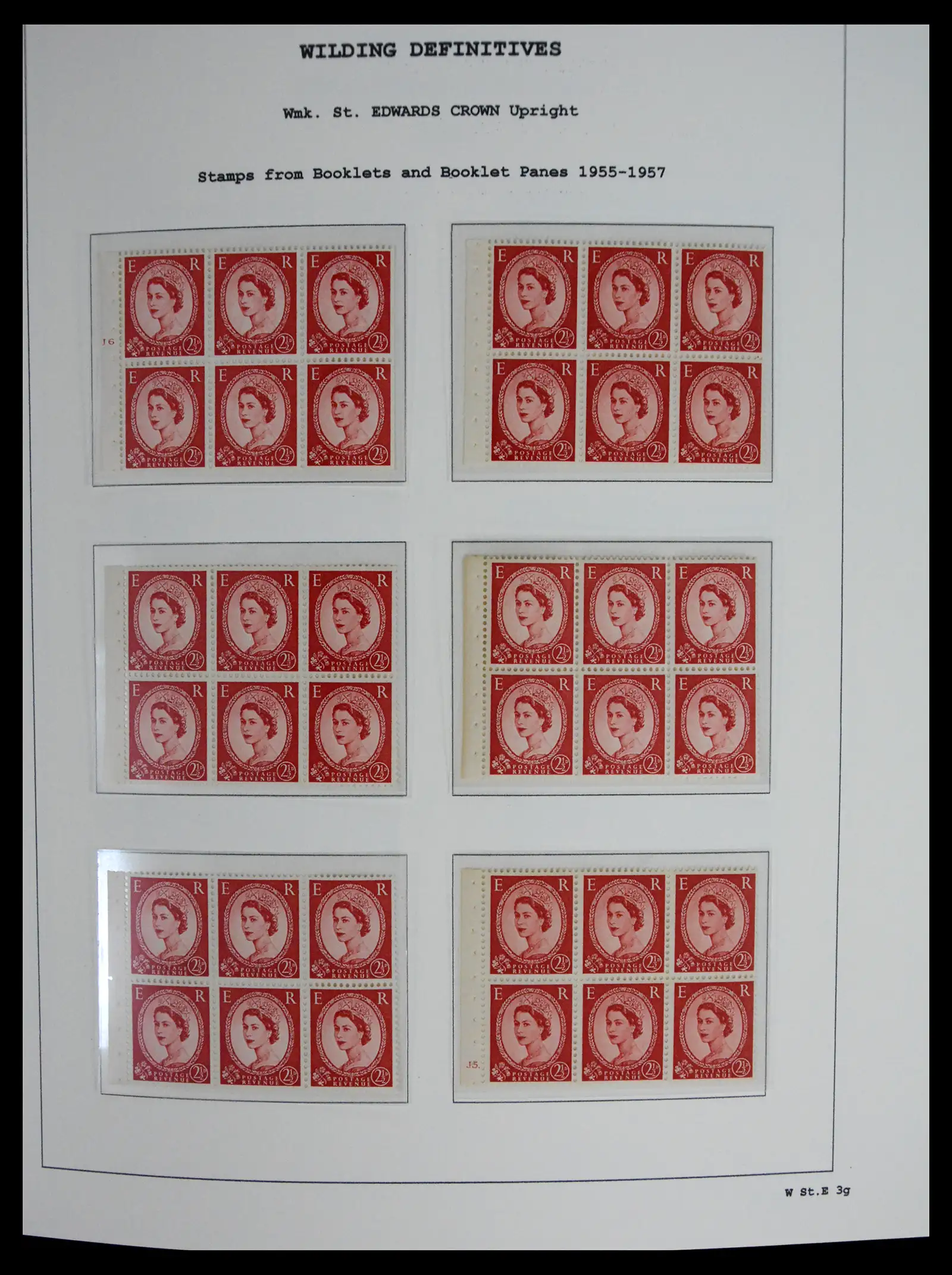 41250 0029 - Stamp collection 41250 Great Britain Wildings supercollection 1952-1968.