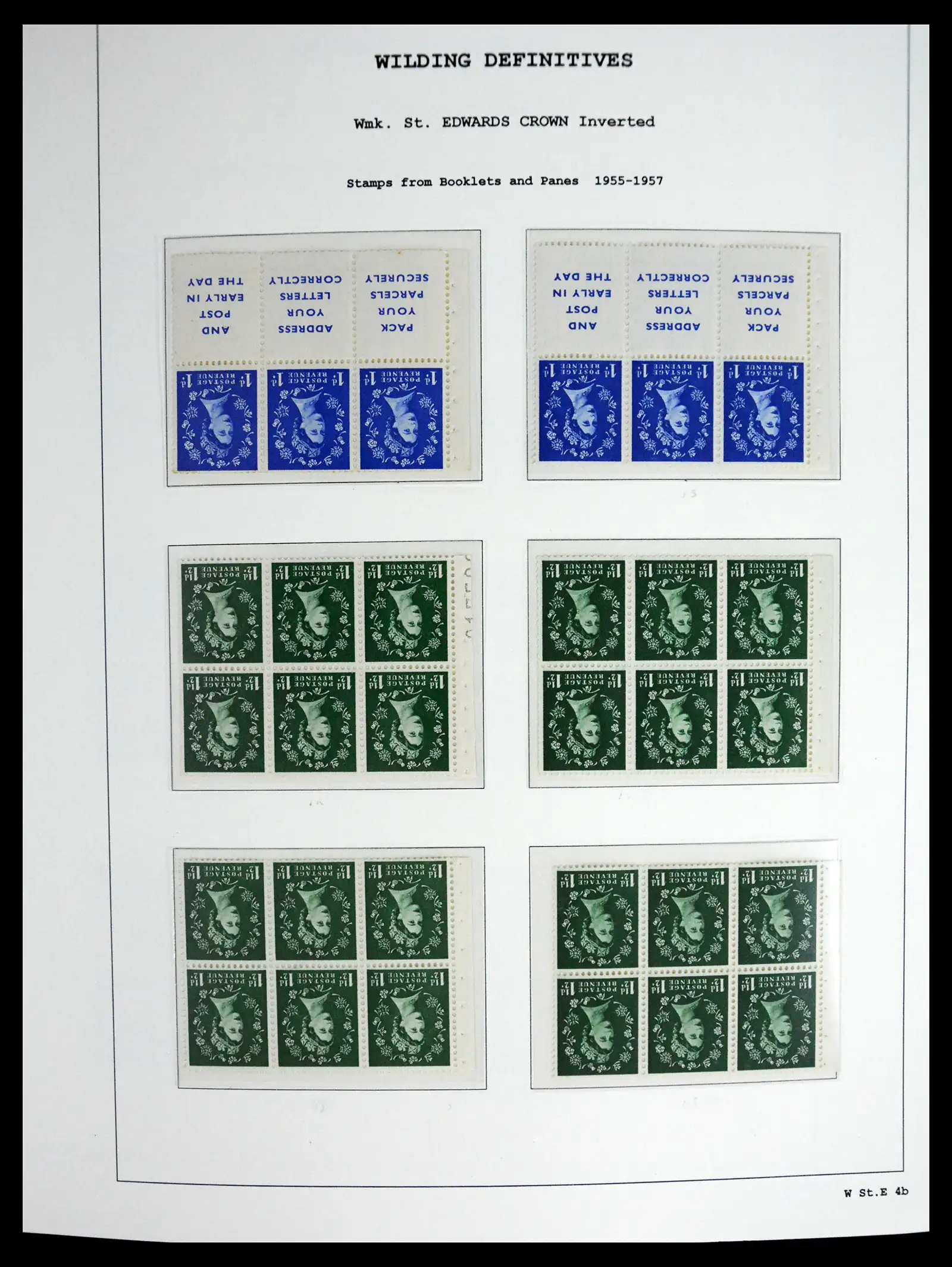 41250 0035 - Stamp collection 41250 Great Britain Wildings supercollection 1952-1968.