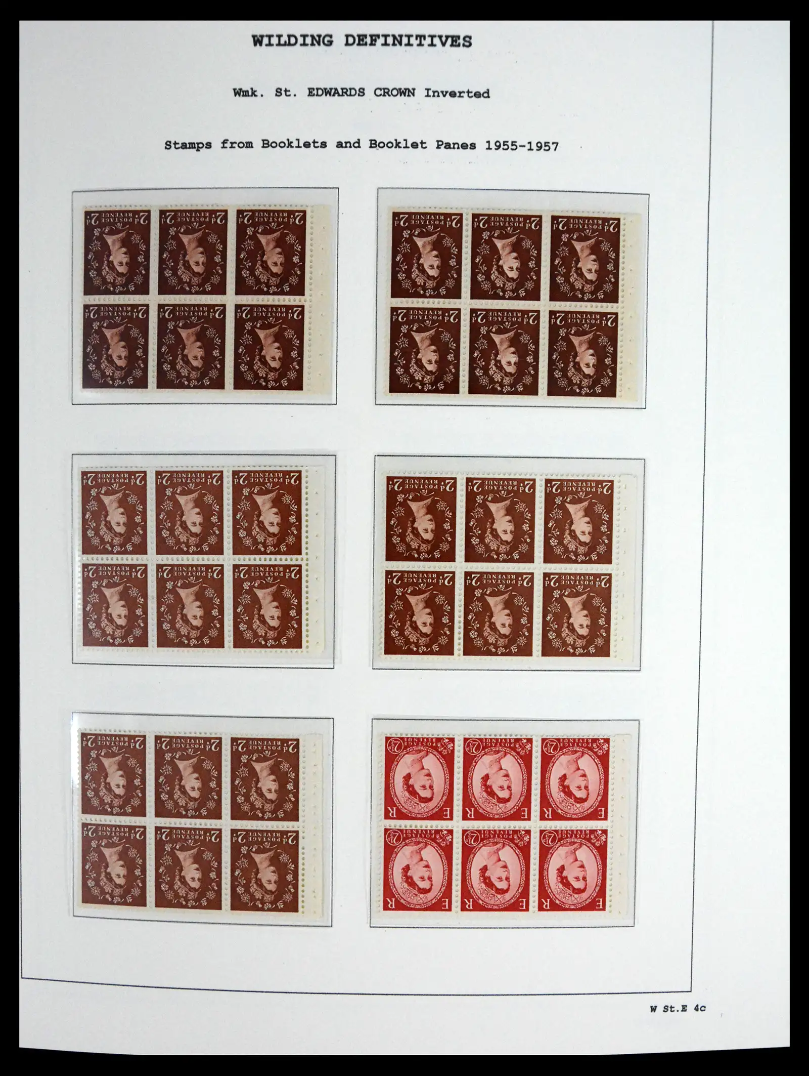 41250 0036 - Stamp collection 41250 Great Britain Wildings supercollection 1952-1968.