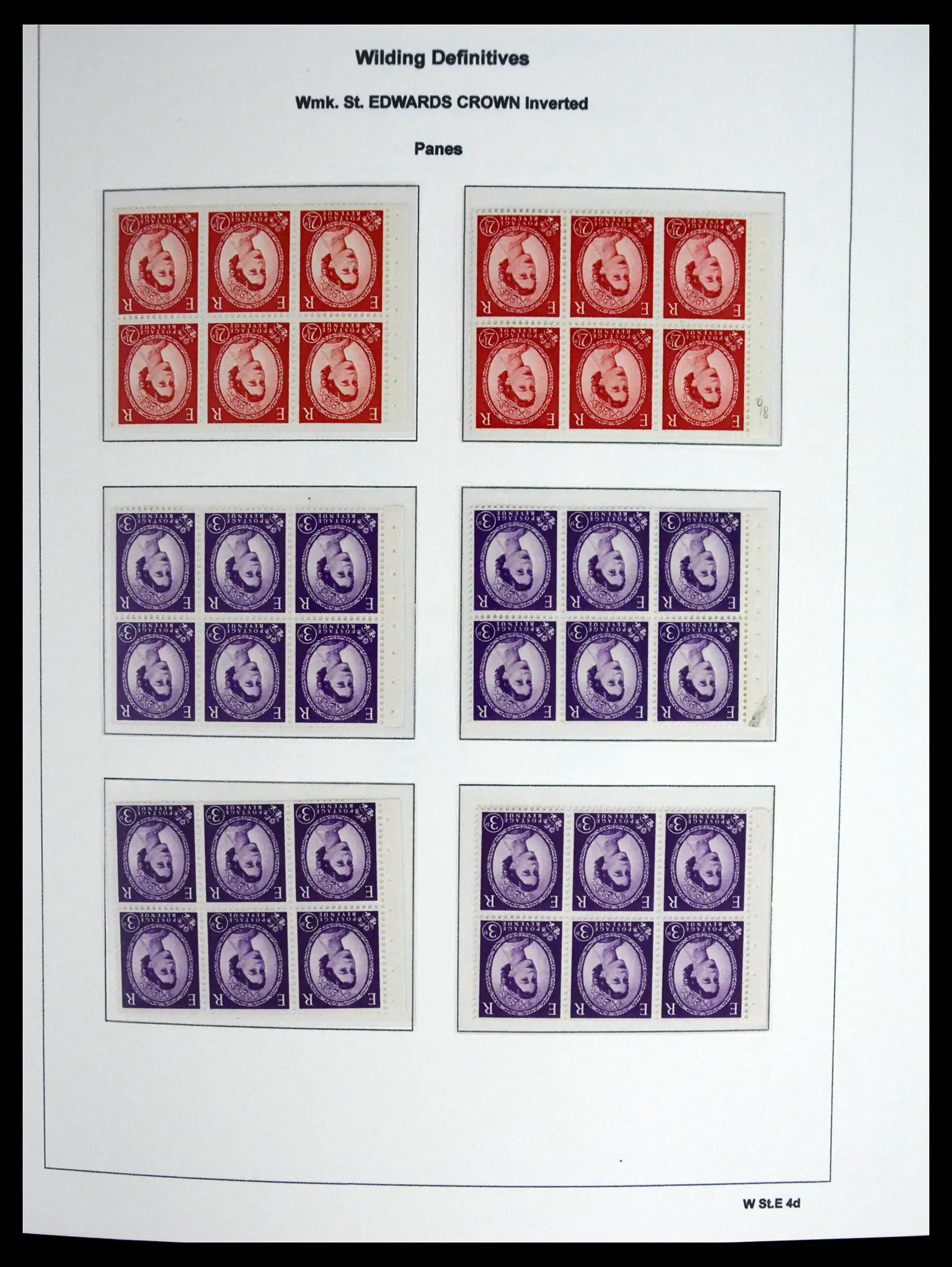 41250 0037 - Stamp collection 41250 Great Britain Wildings supercollection 1952-1968.