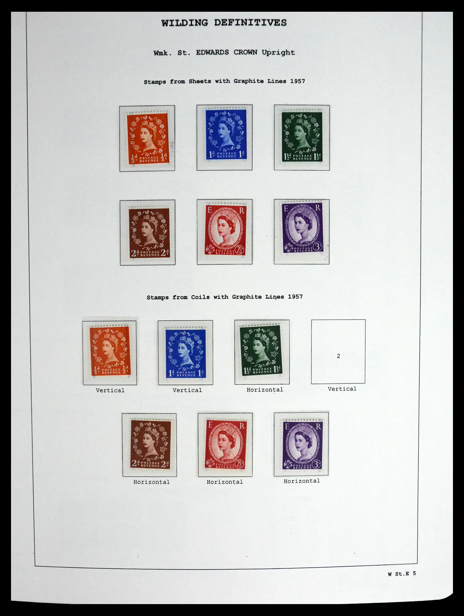 41250 0038 - Stamp collection 41250 Great Britain Wildings supercollection 1952-1968.