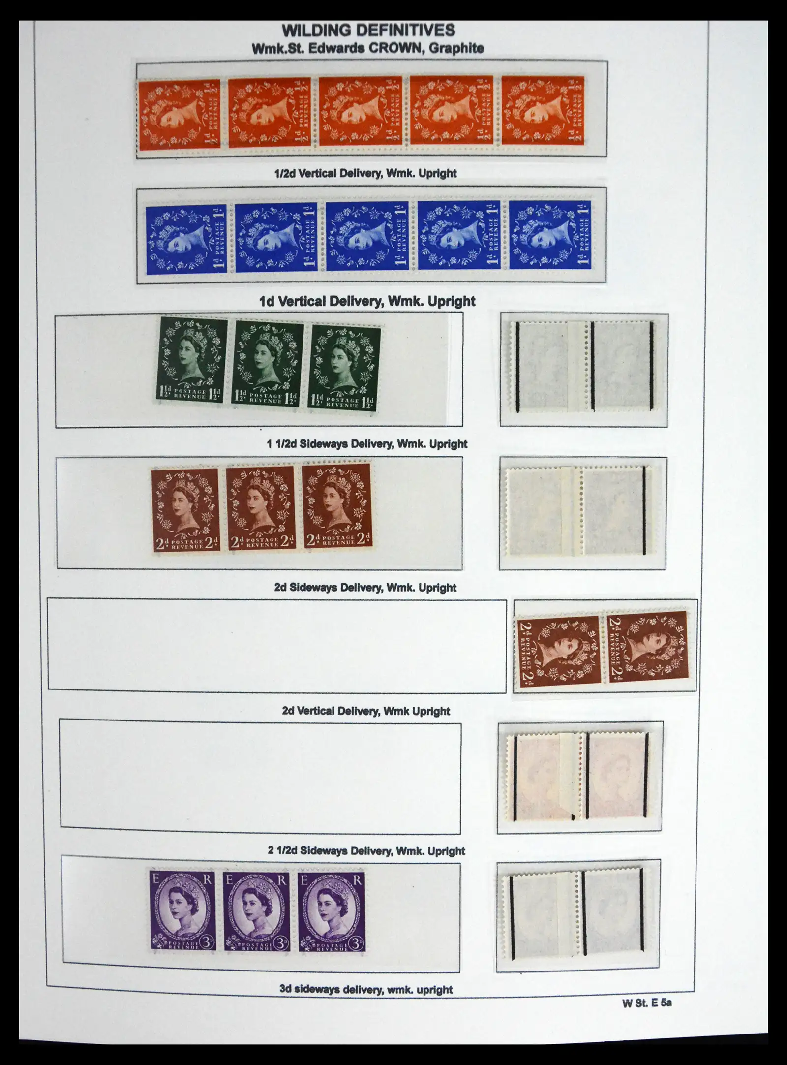41250 0039 - Stamp collection 41250 Great Britain Wildings supercollection 1952-1968.