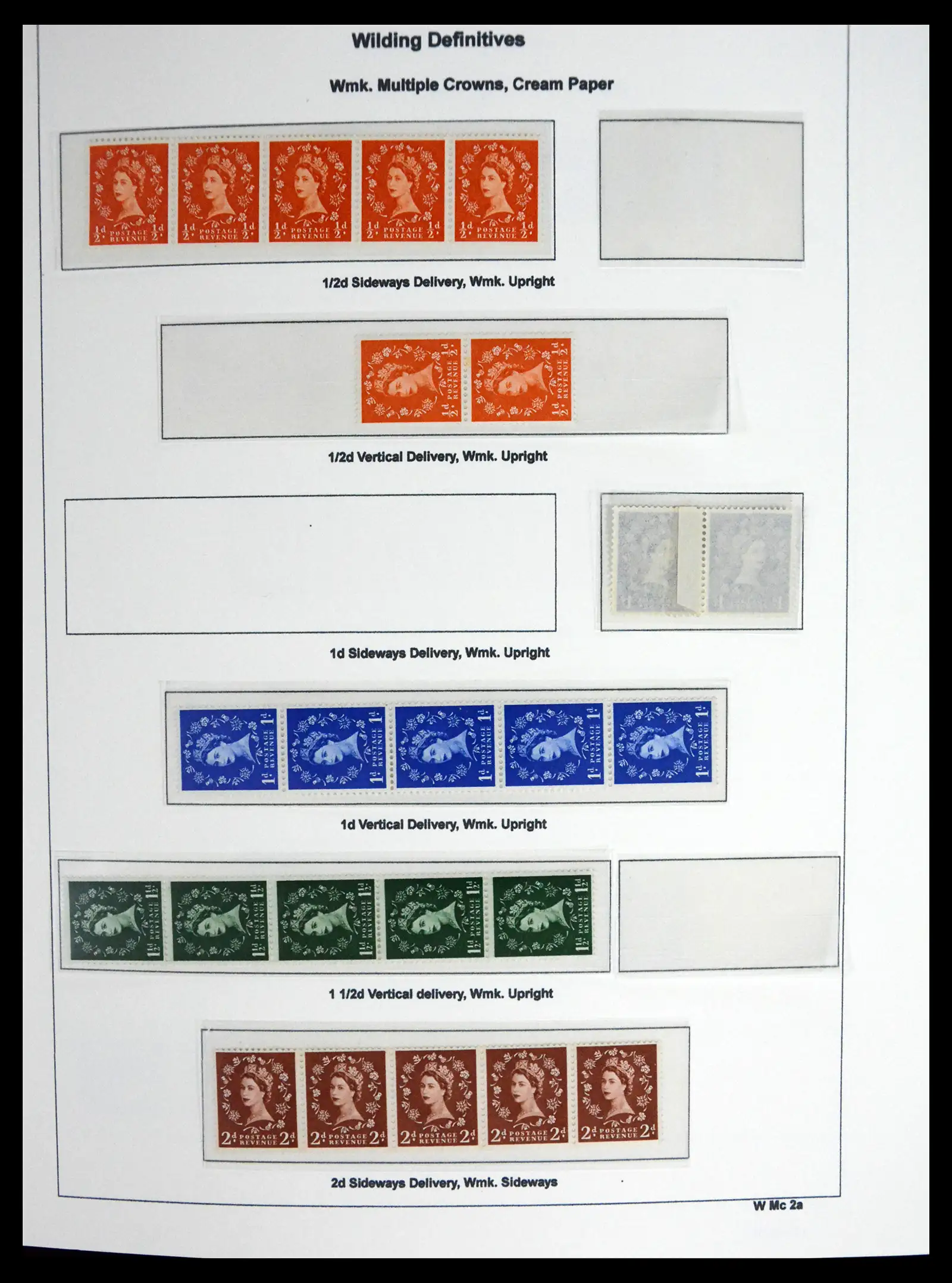 41250 0042 - Stamp collection 41250 Great Britain Wildings supercollection 1952-1968.