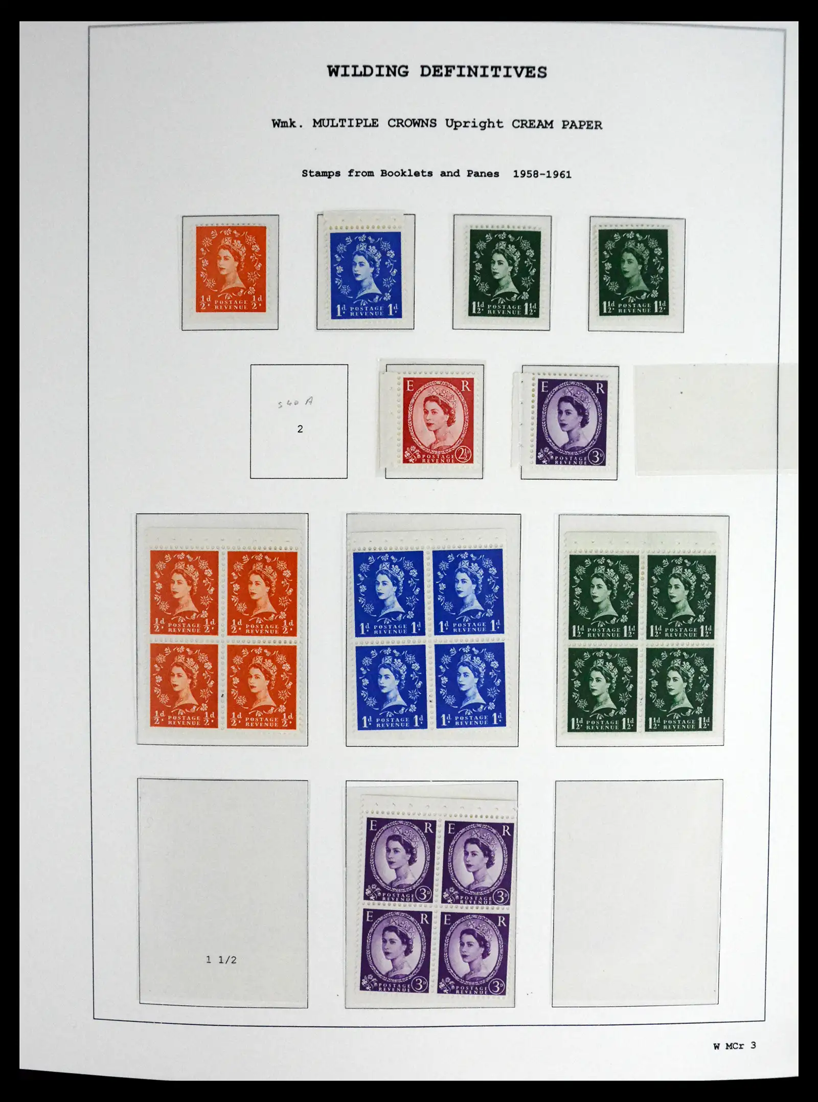 41250 0045 - Stamp collection 41250 Great Britain Wildings supercollection 1952-1968.