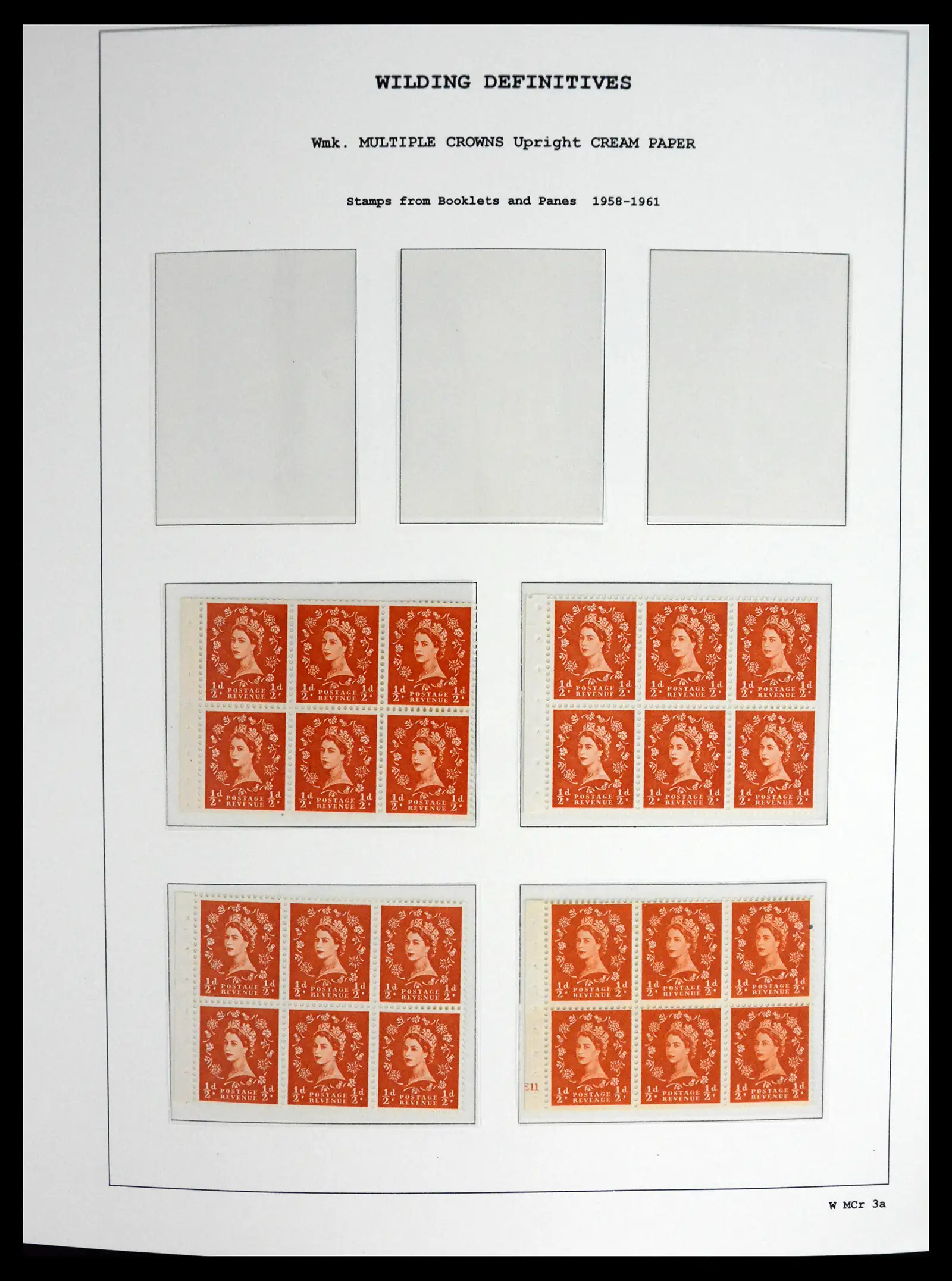 41250 0046 - Stamp collection 41250 Great Britain Wildings supercollection 1952-1968.