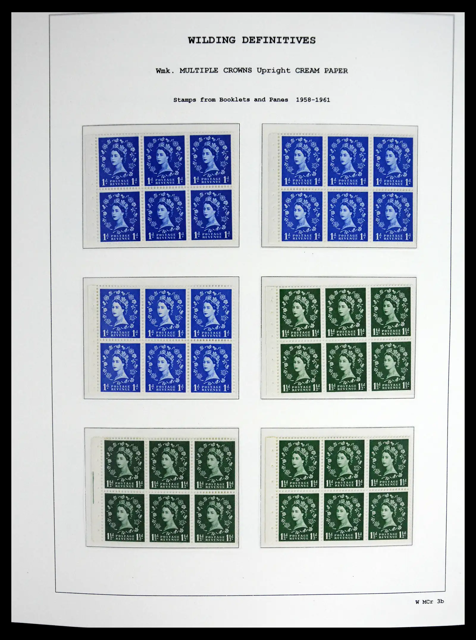 41250 0047 - Stamp collection 41250 Great Britain Wildings supercollection 1952-1968.