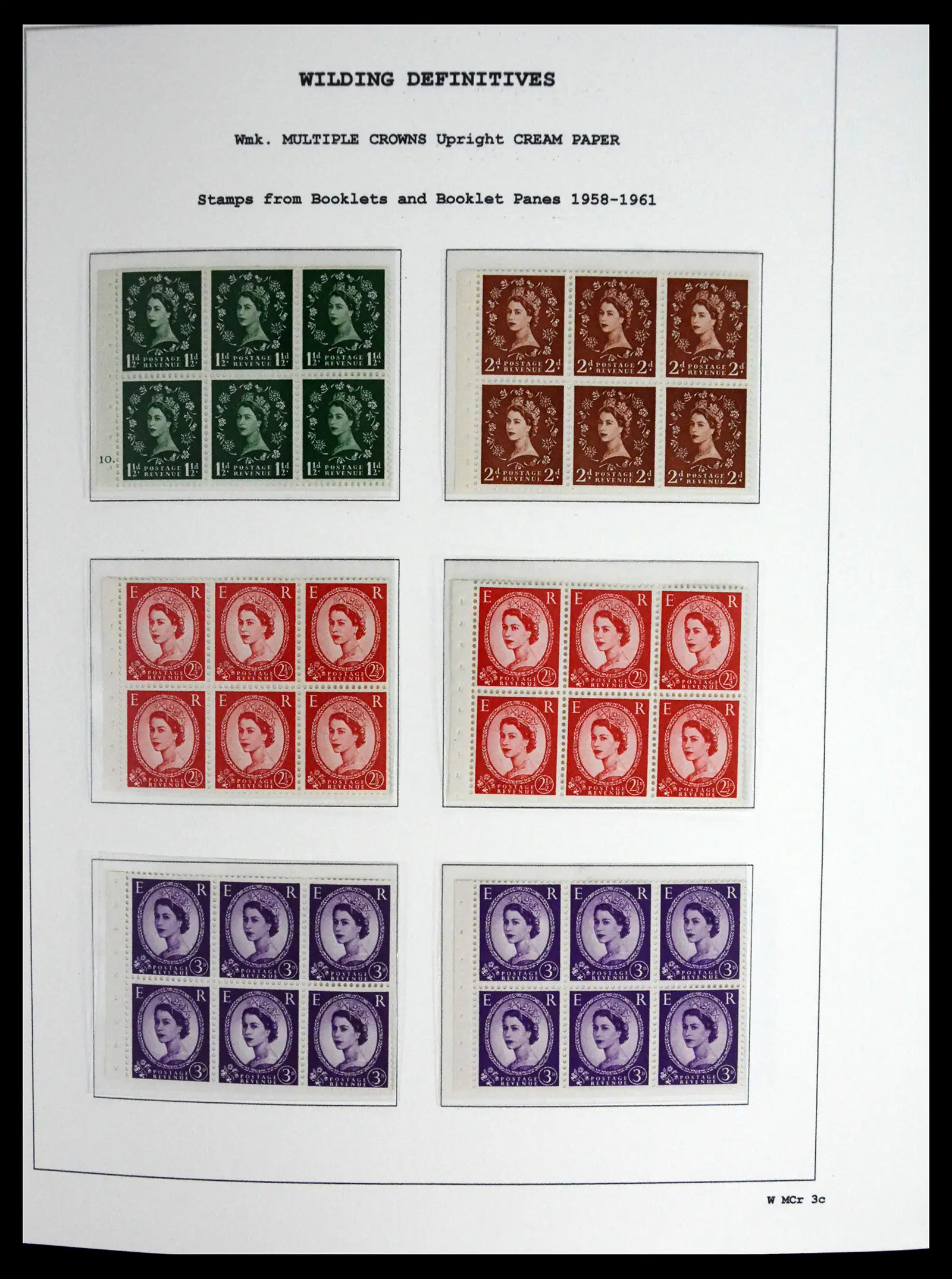 41250 0048 - Stamp collection 41250 Great Britain Wildings supercollection 1952-1968.